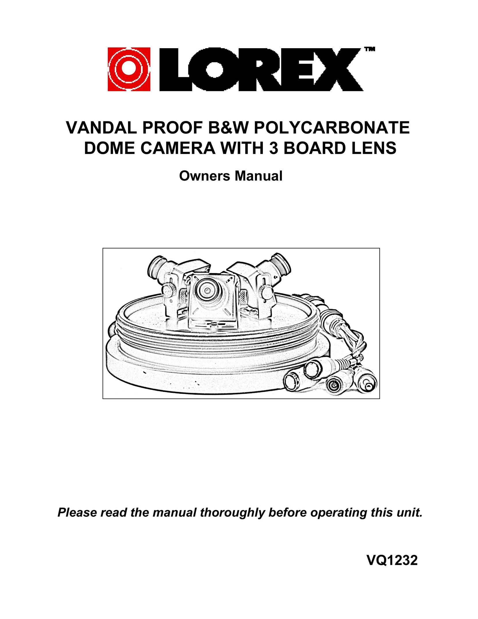 LOREX Technology VQ1232 Webcam User Manual