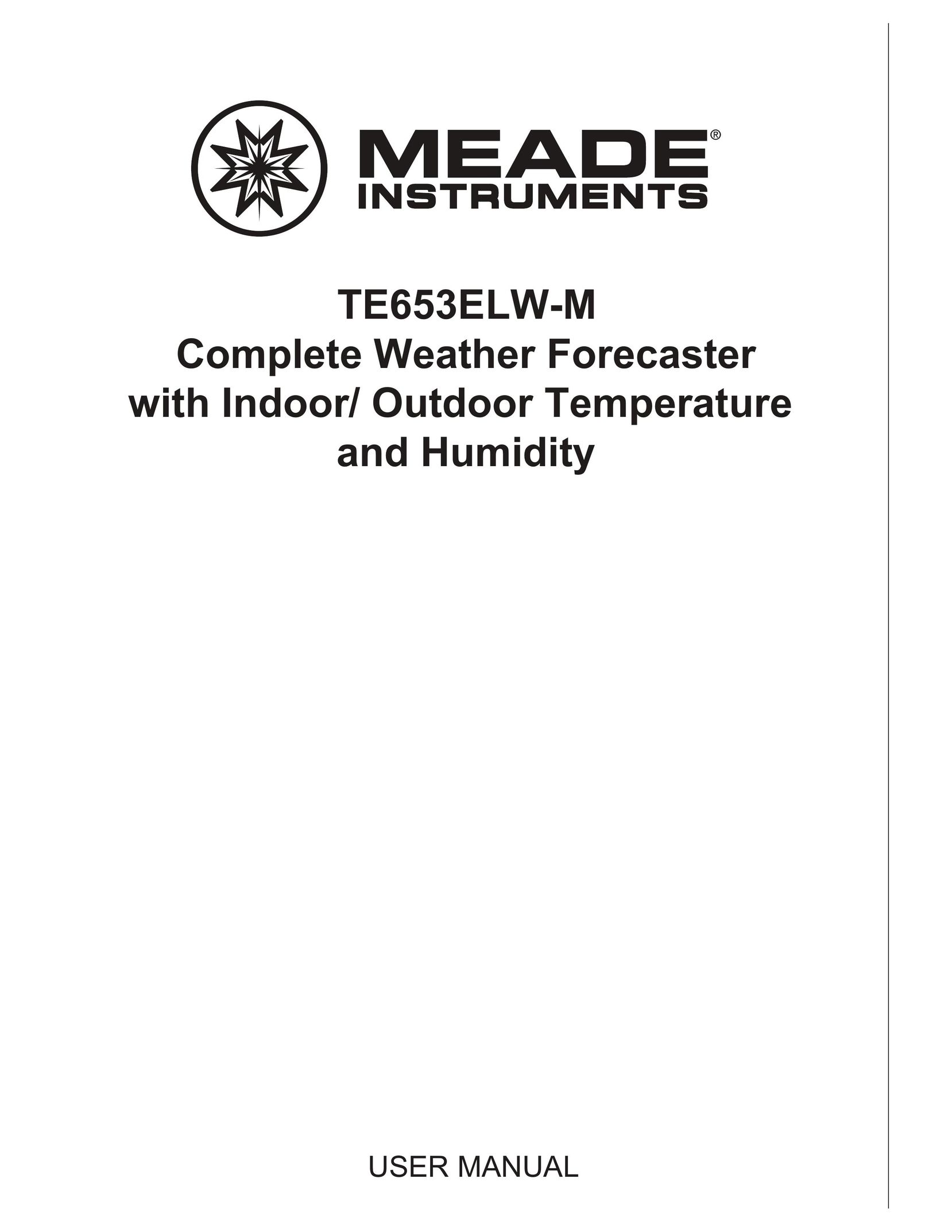 Meade TE653ELW-M Webcam User Manual