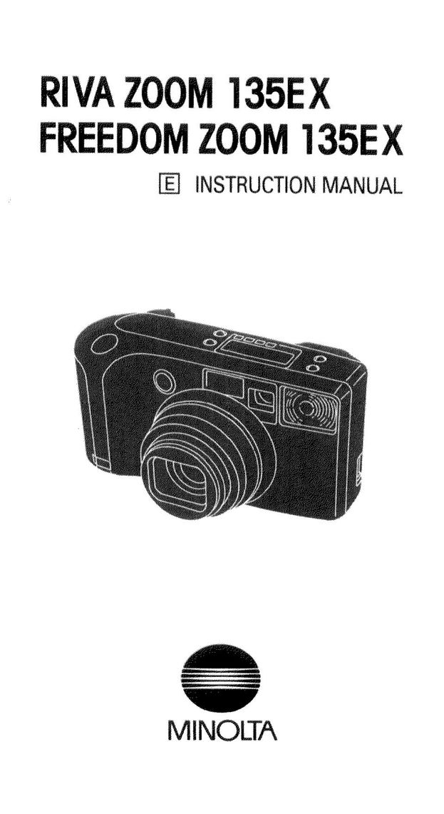 Minolta Riva Zoom 135EX Webcam User Manual