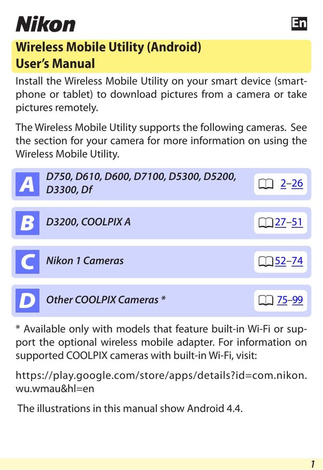 Nikon D5200 Webcam User Manual
