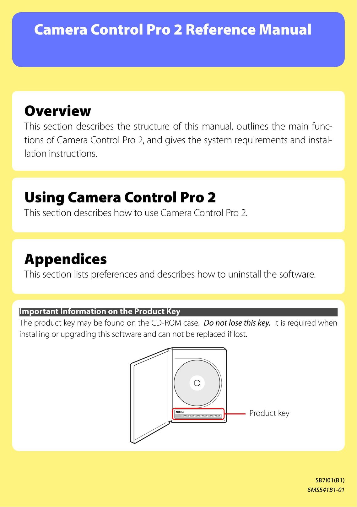 Nikon SB7I01(B1) Webcam User Manual