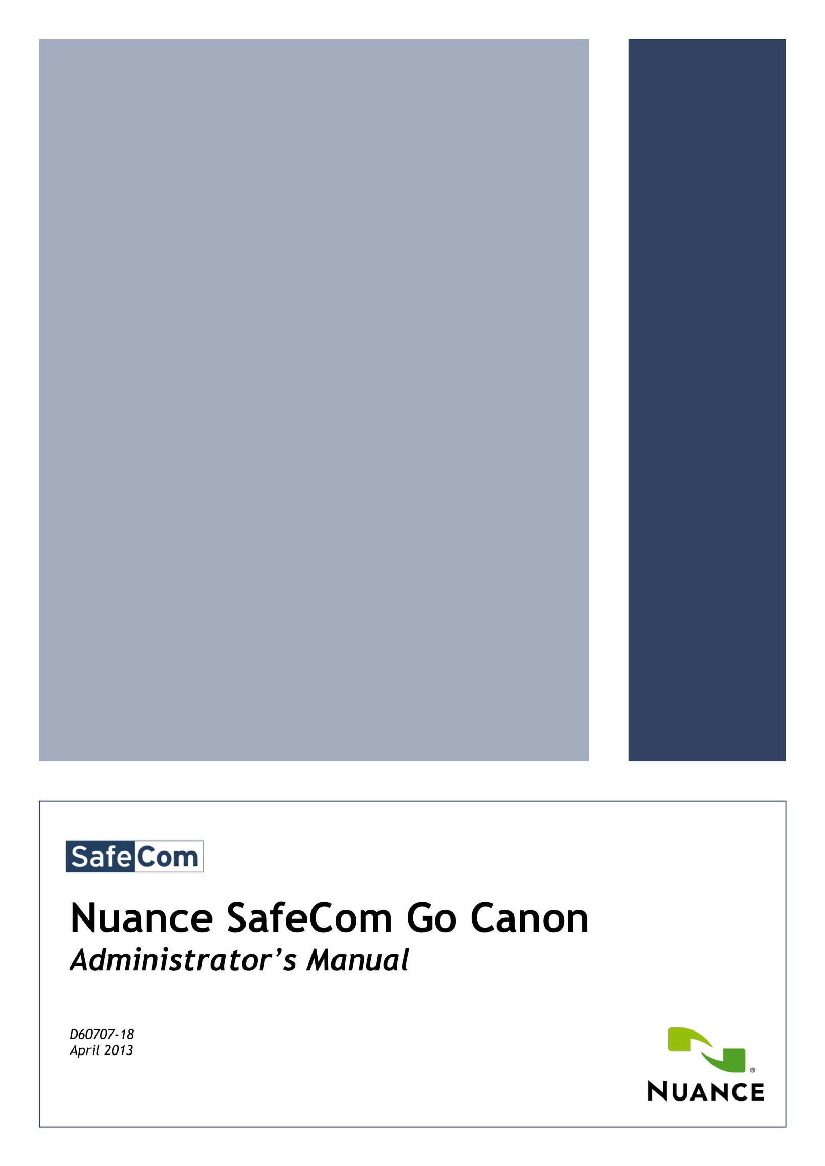 Nuance comm D60707-18 Webcam User Manual