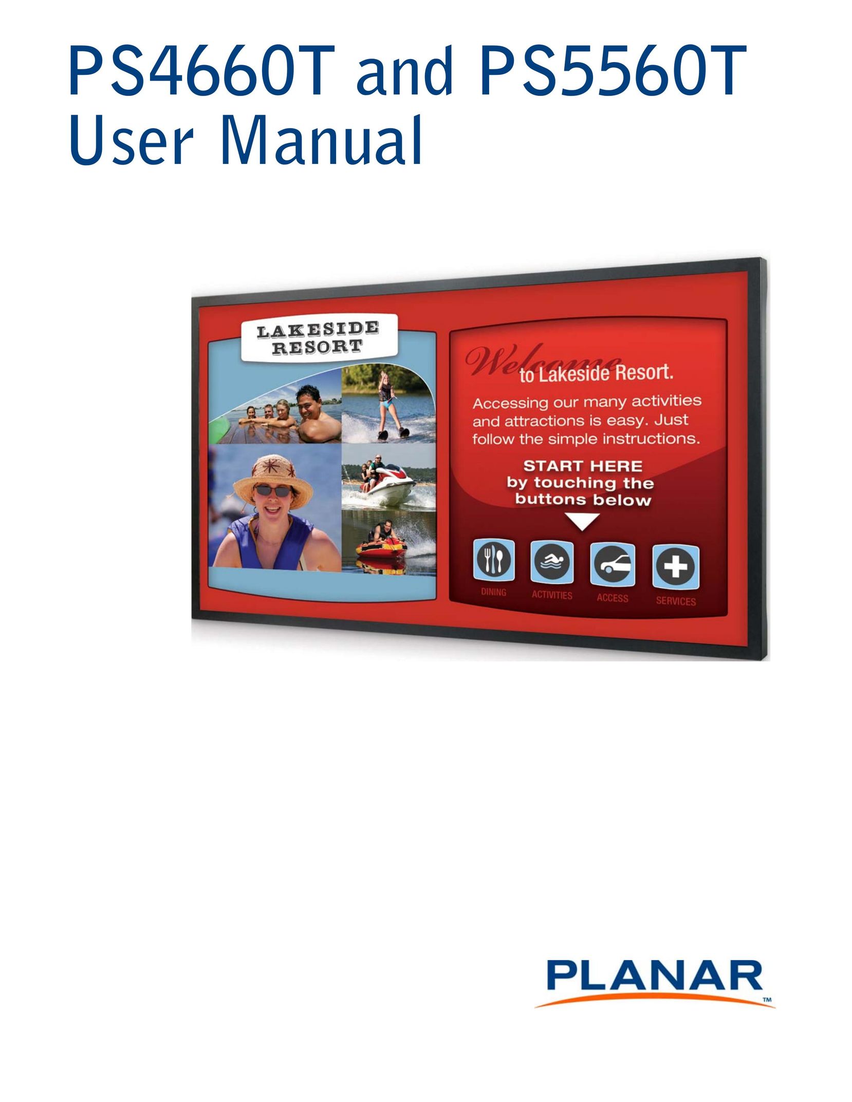 Planar PS4660T and PS5560T Webcam User Manual
