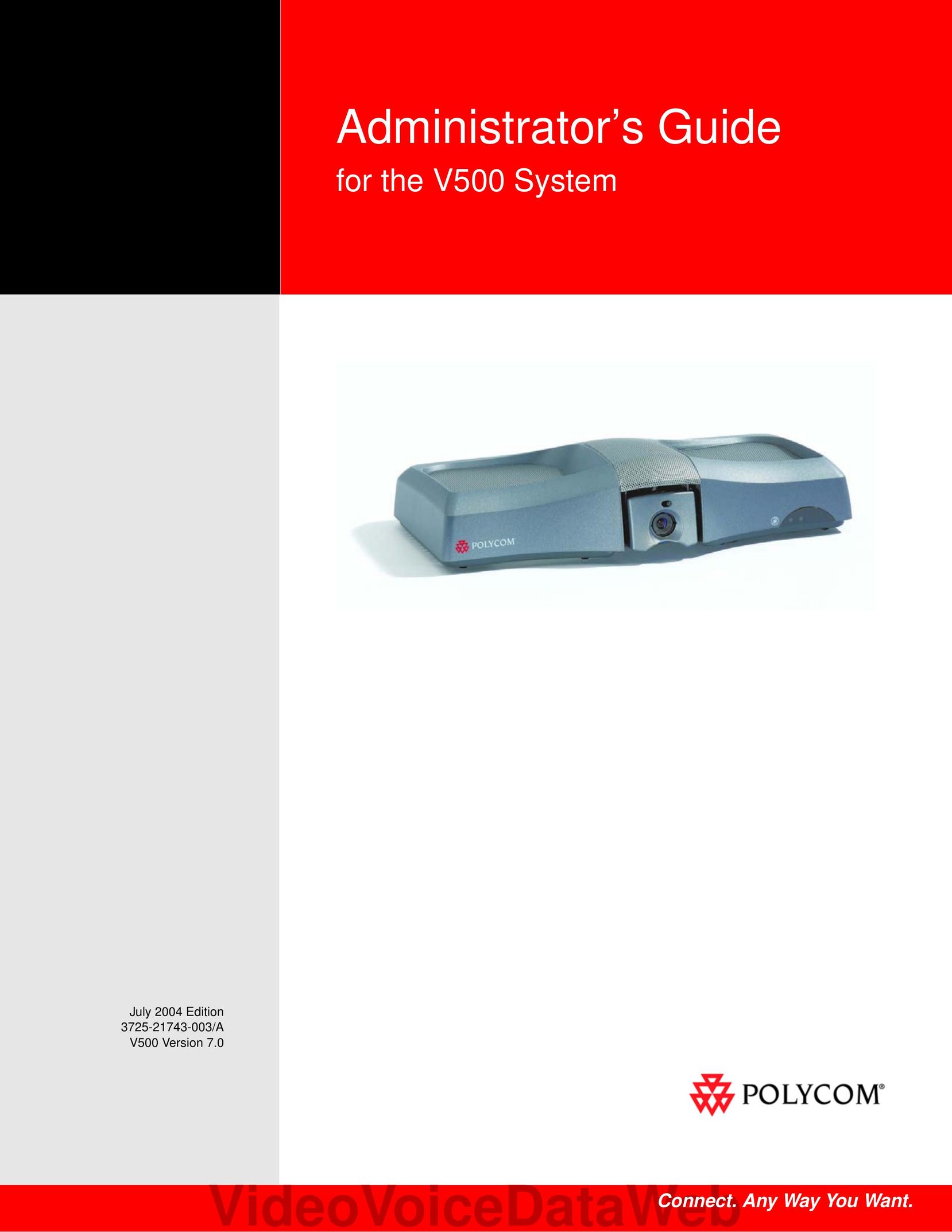 Polycom V500 Webcam User Manual