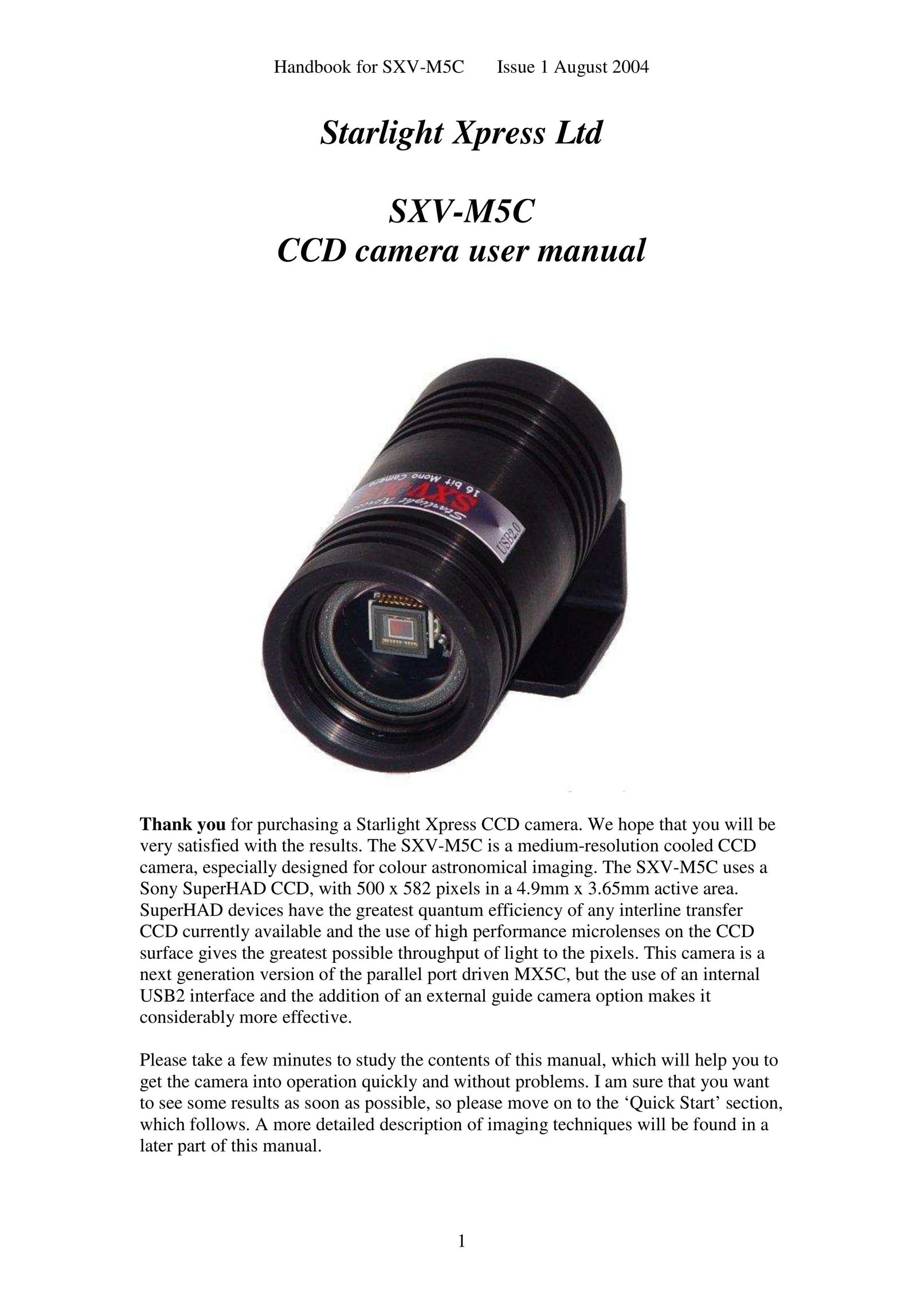 Sony SXV-M5C Webcam User Manual