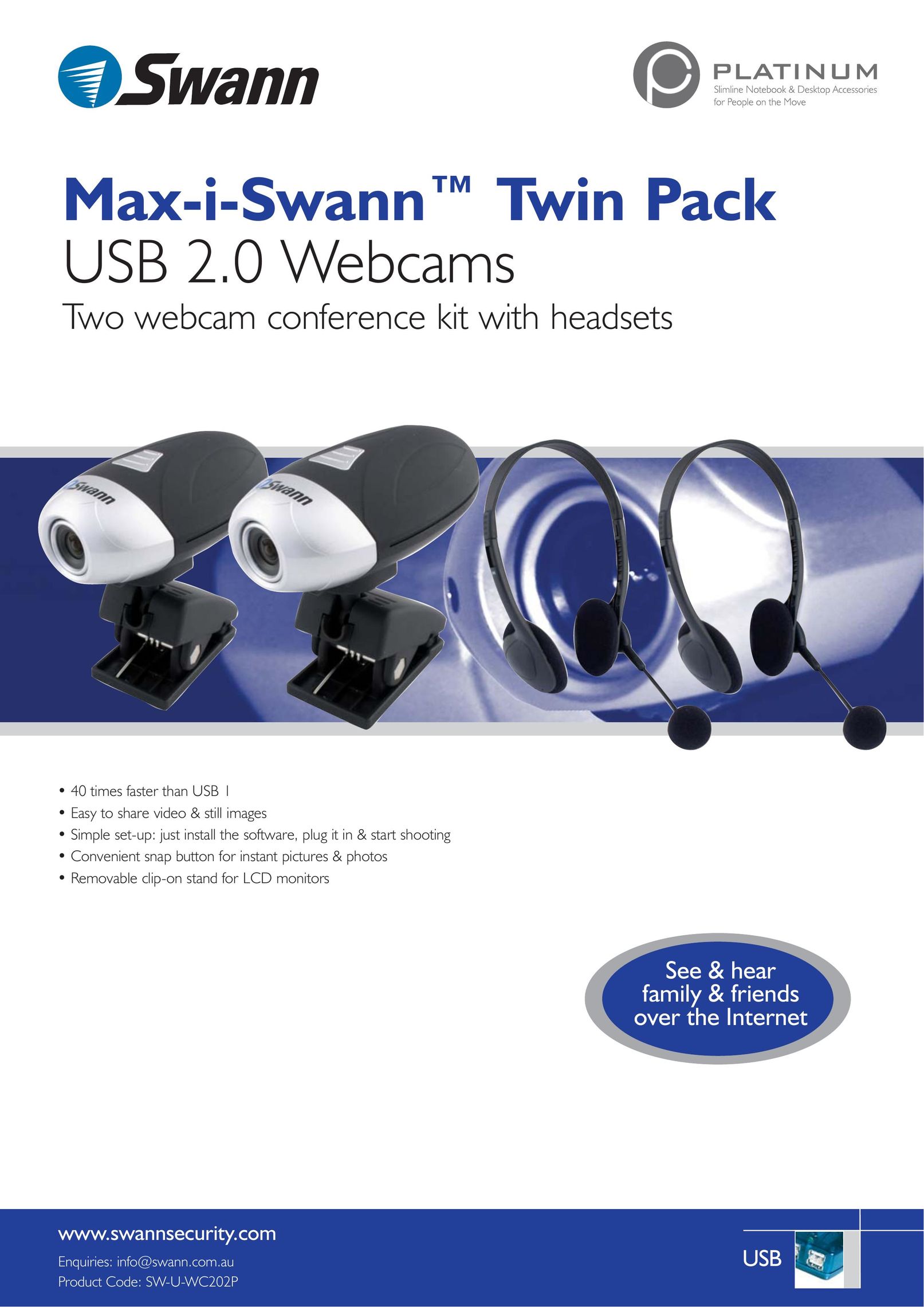 Swann Max-i-Swann Webcam User Manual