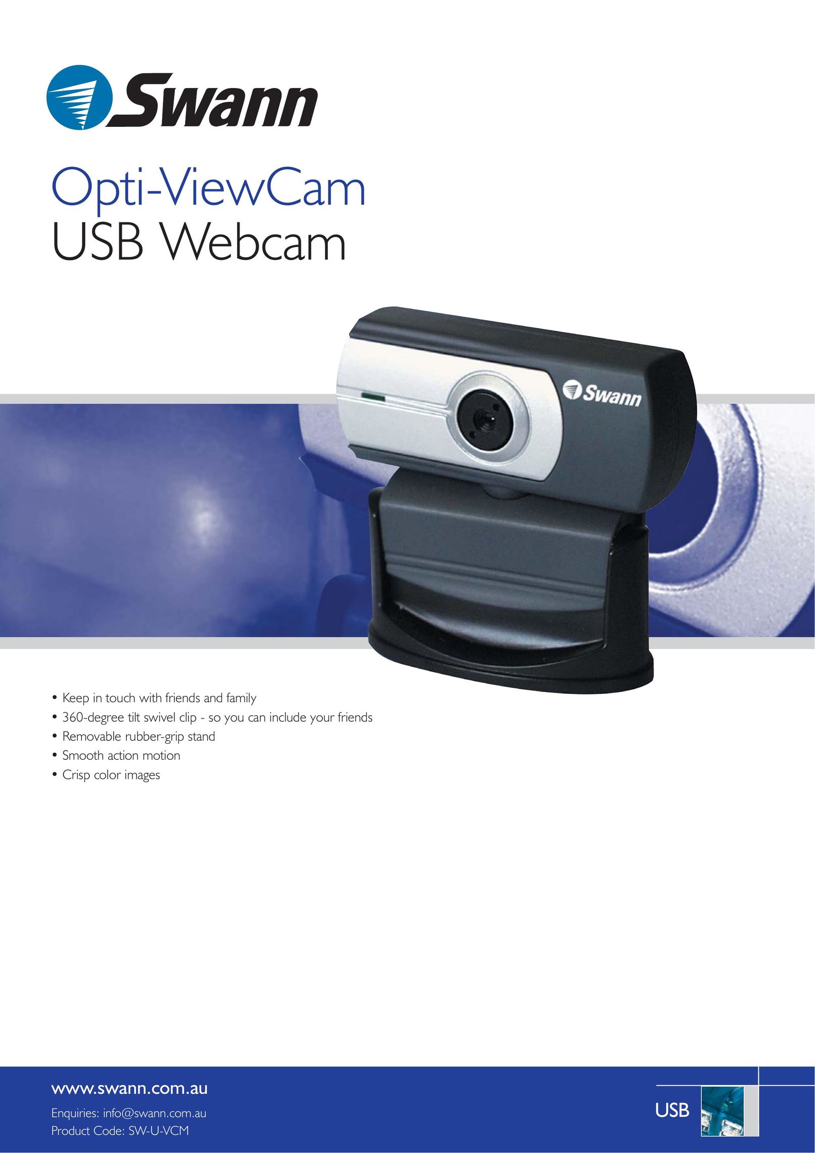 Swann SW-U-VCM Webcam User Manual