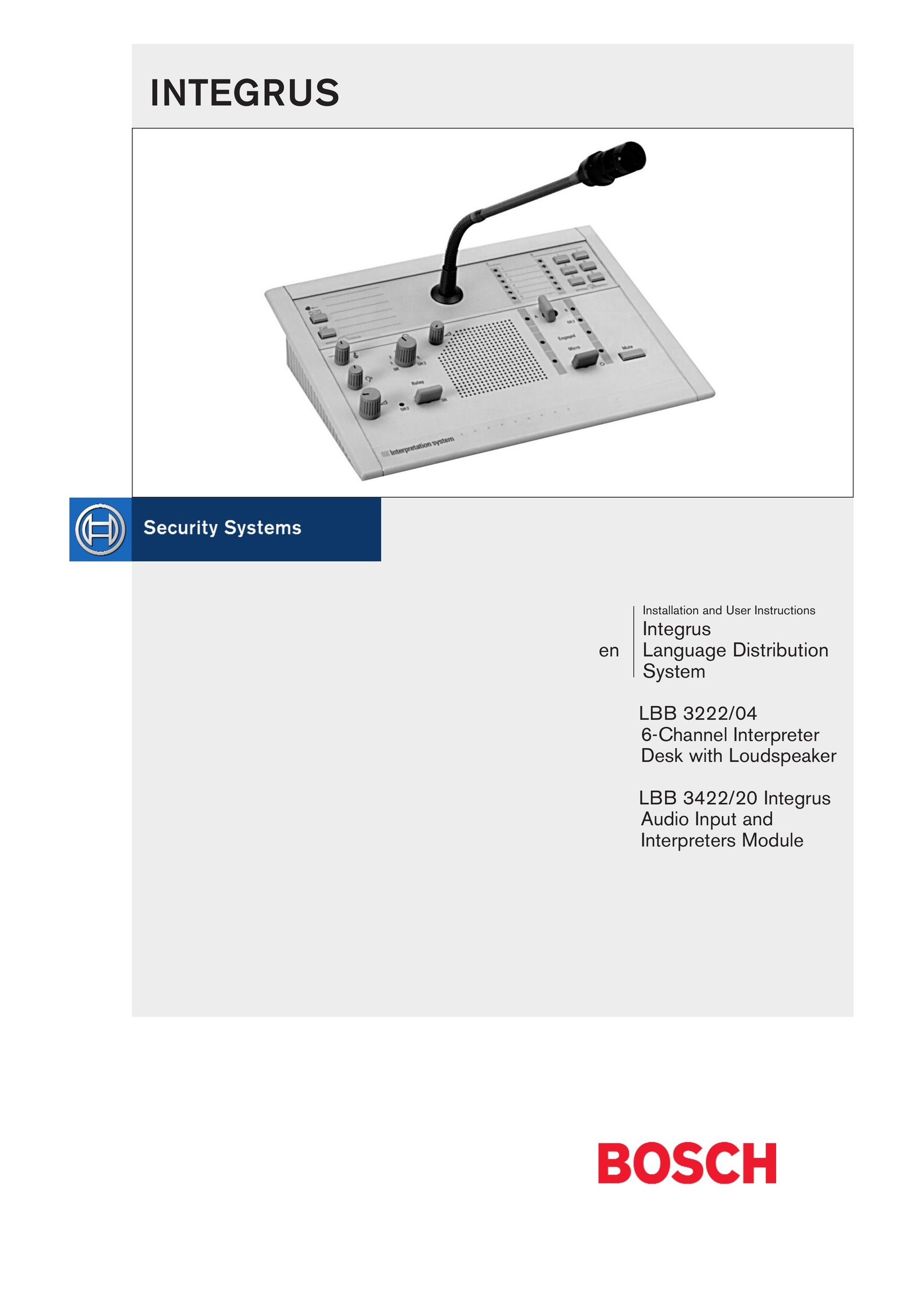 Bosch Appliances LBB 3222 Whiteboard Accessories User Manual