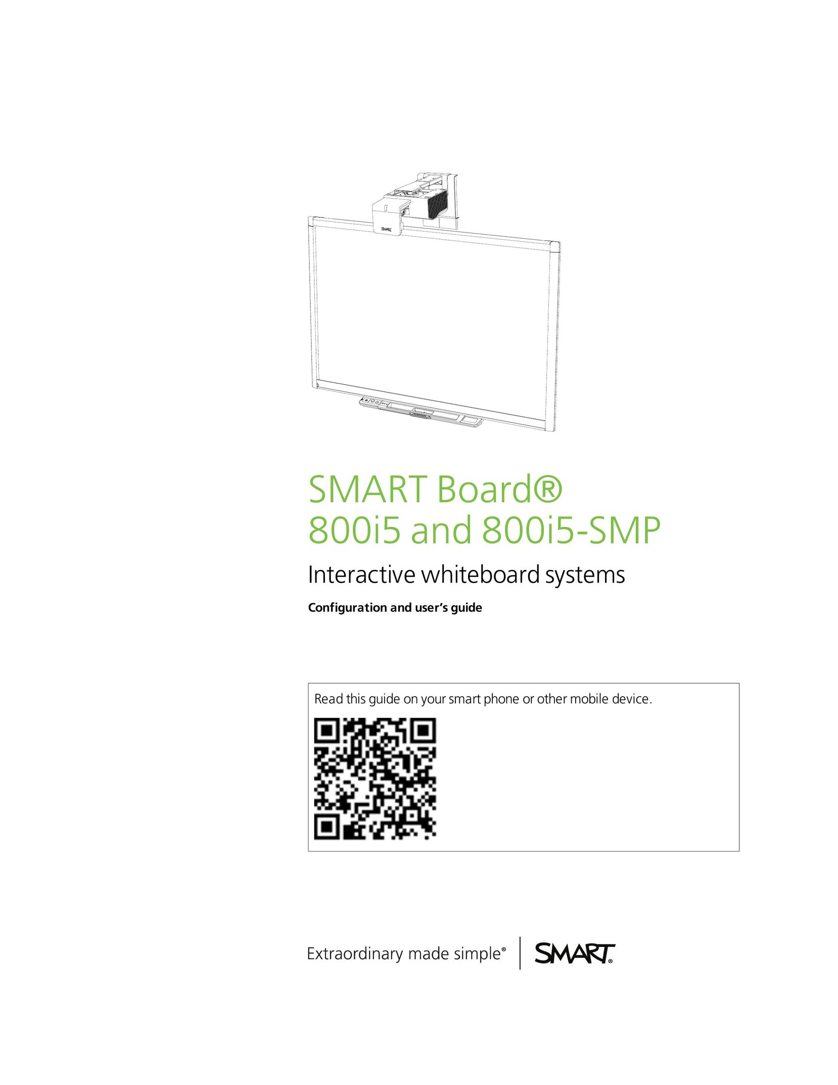 Smart Technologies 800i5 Whiteboard Accessories User Manual