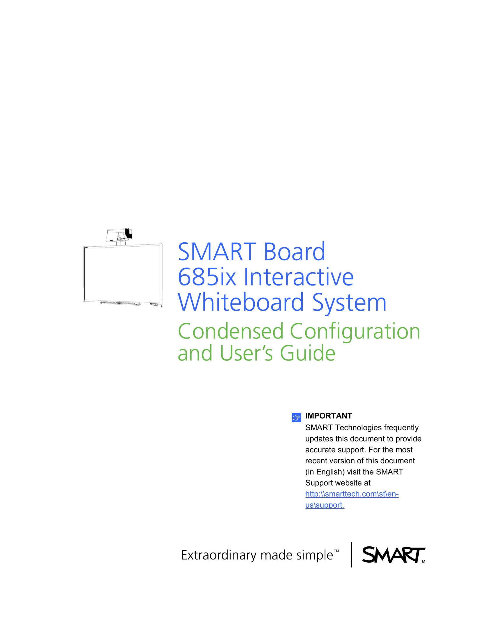Smart Technologies Not found Whiteboard Accessories User Manual