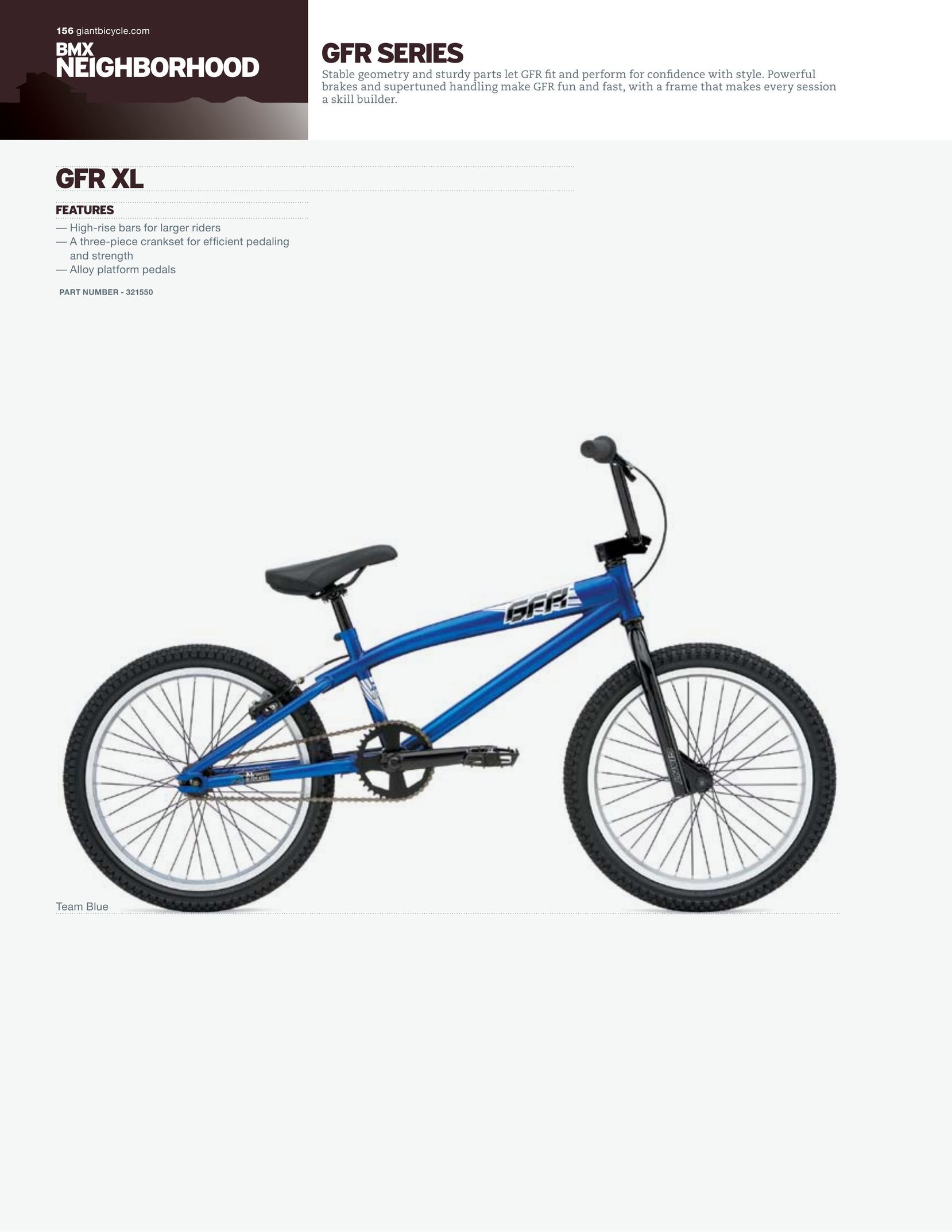 Giant GFR Series Bicycle User Manual