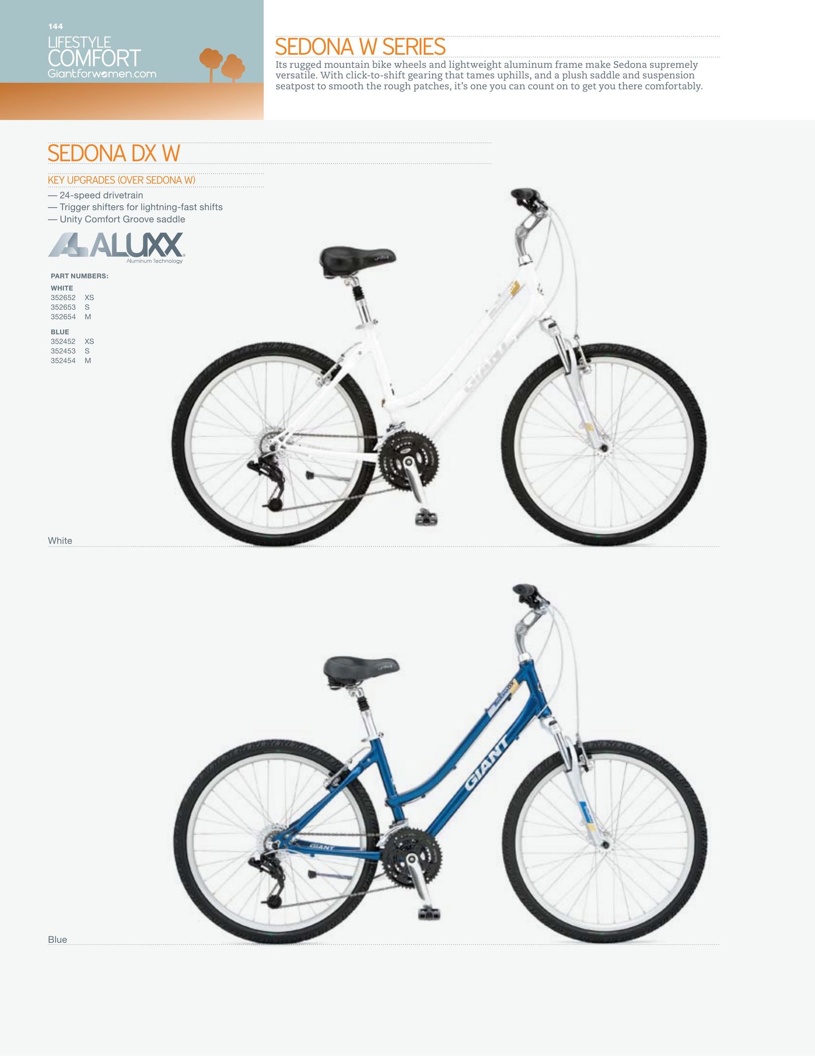 Giant Sedona DX W Bicycle User Manual