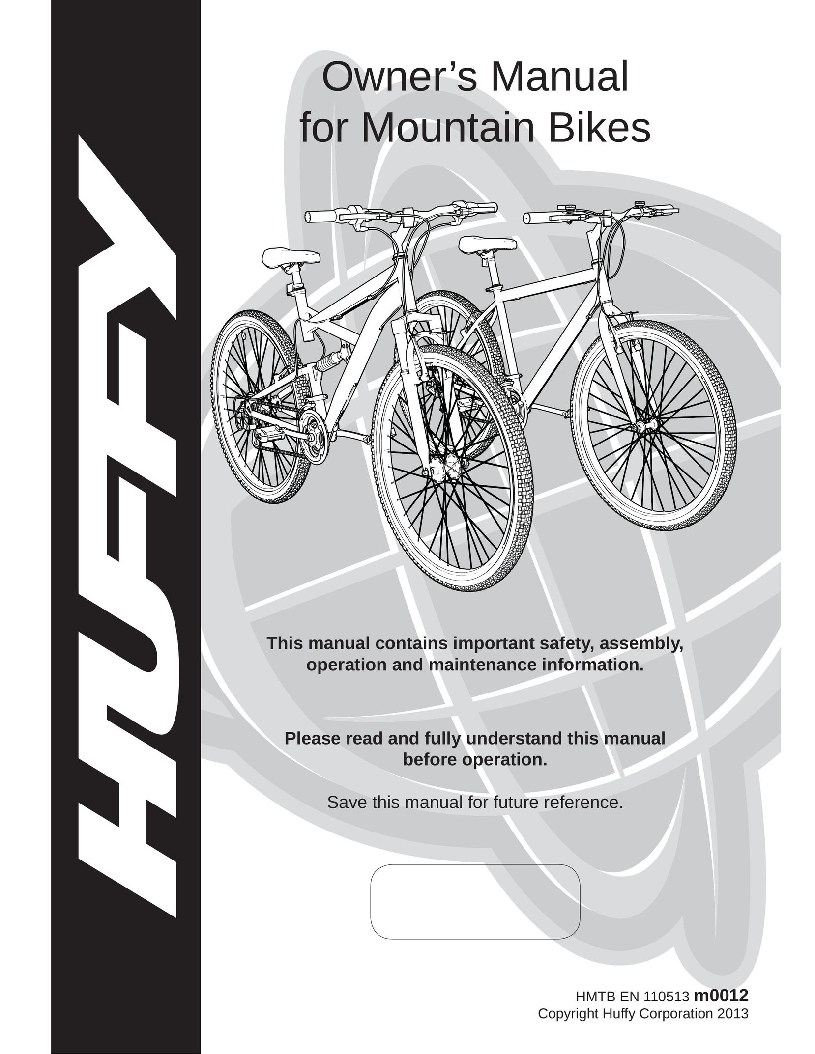 Huffy M0012 Bicycle User Manual