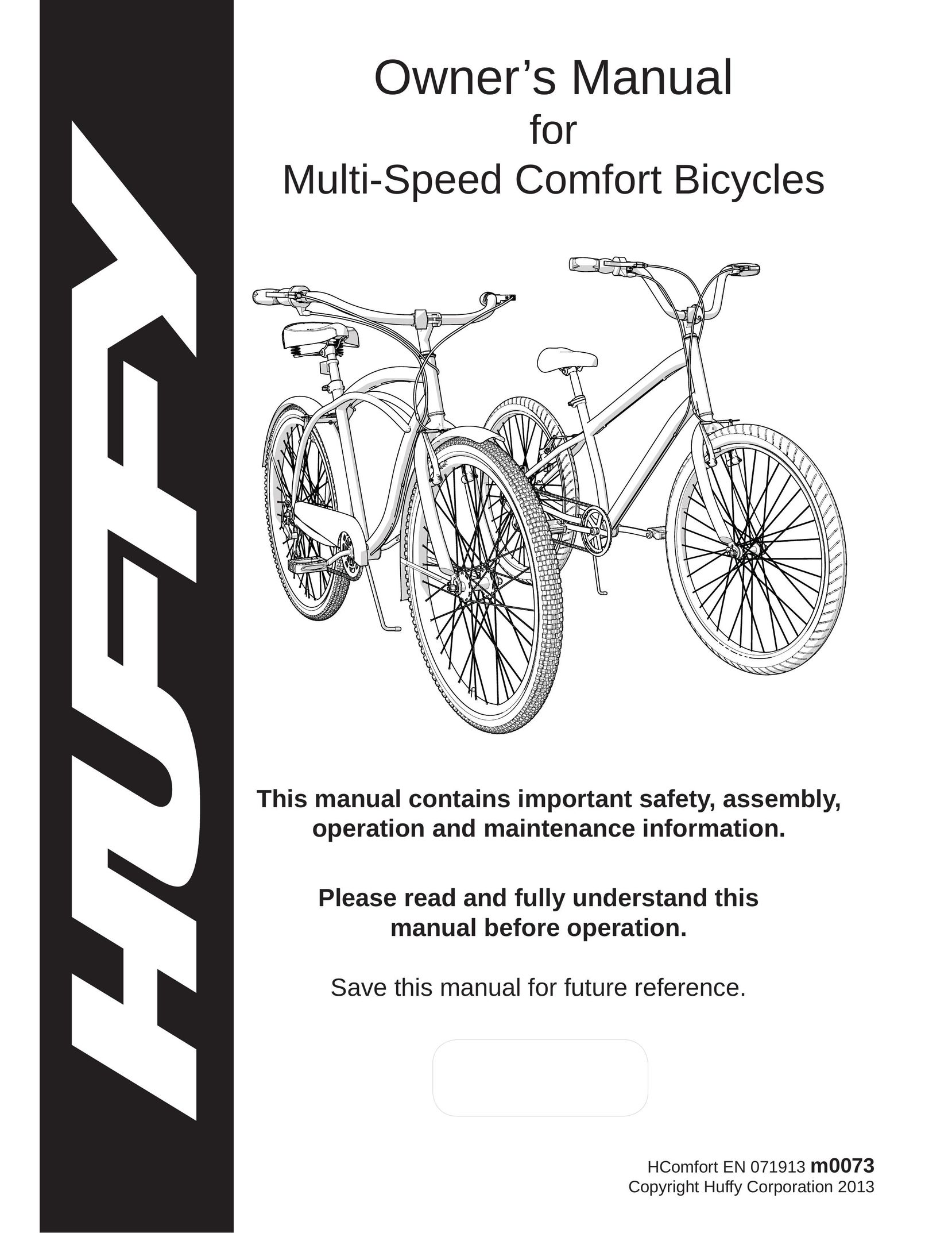 Huffy M0073 Bicycle User Manual