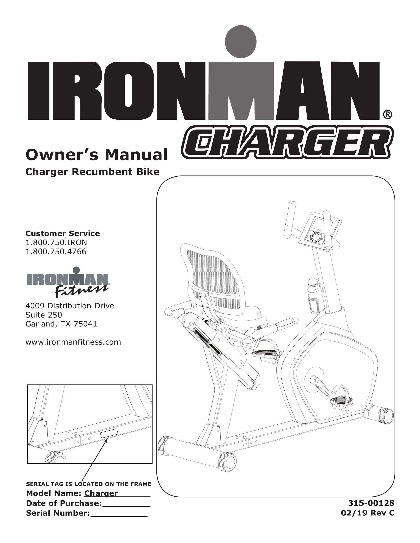 Ironman Fitness Charger Bicycle User Manual