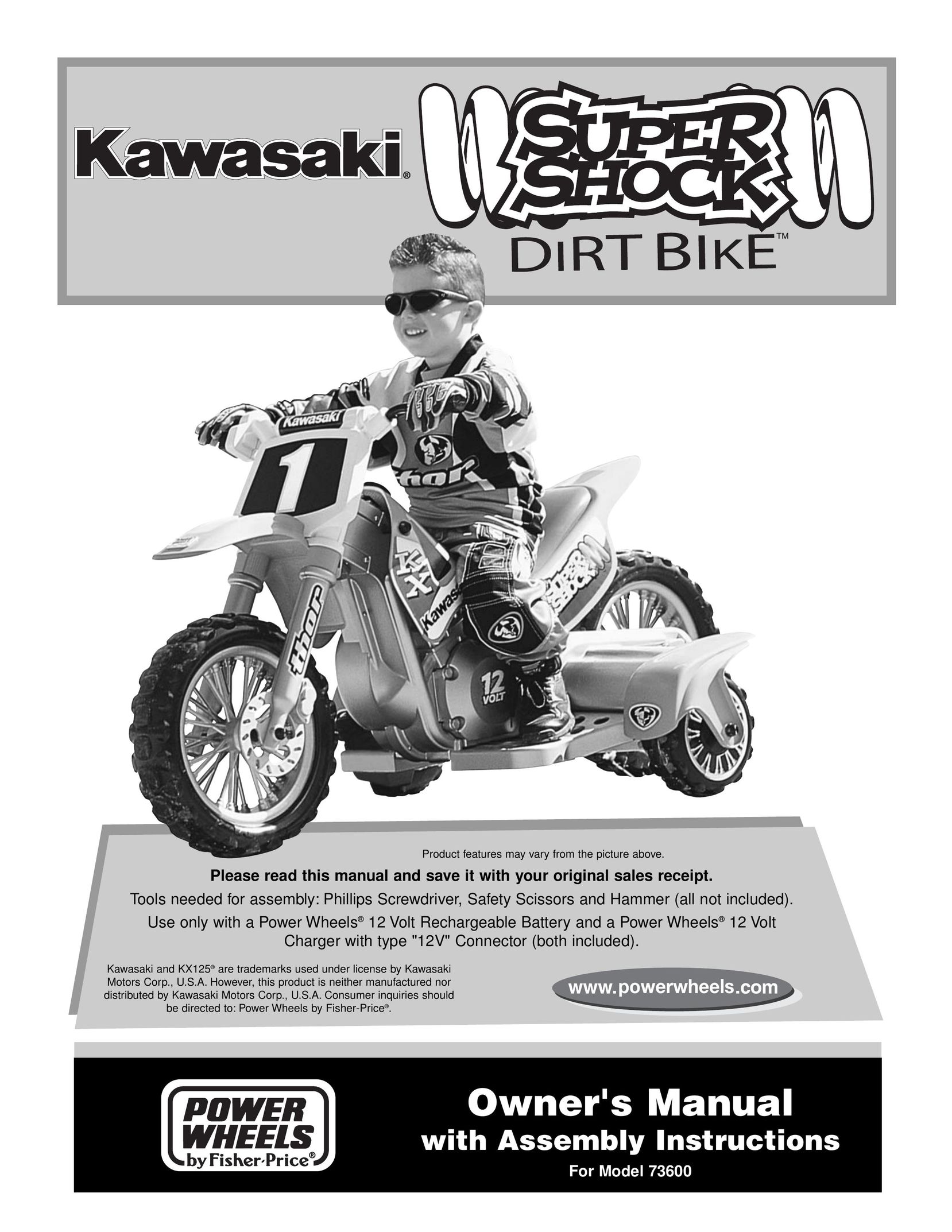 Kawasaki 73600 Bicycle User Manual