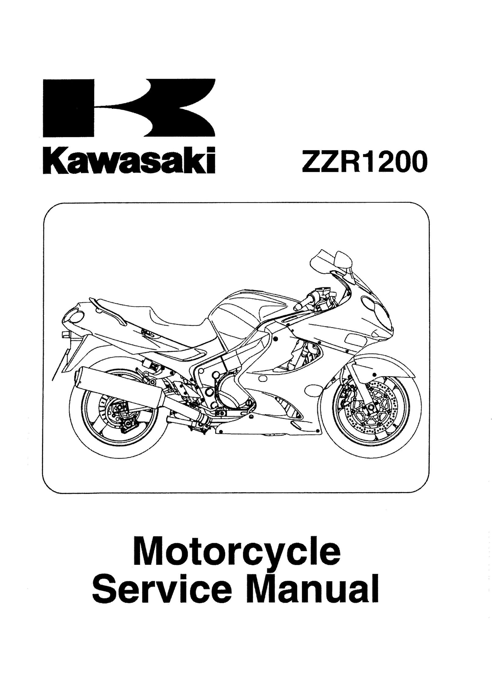 Kawasaki ZZR1200 Bicycle User Manual