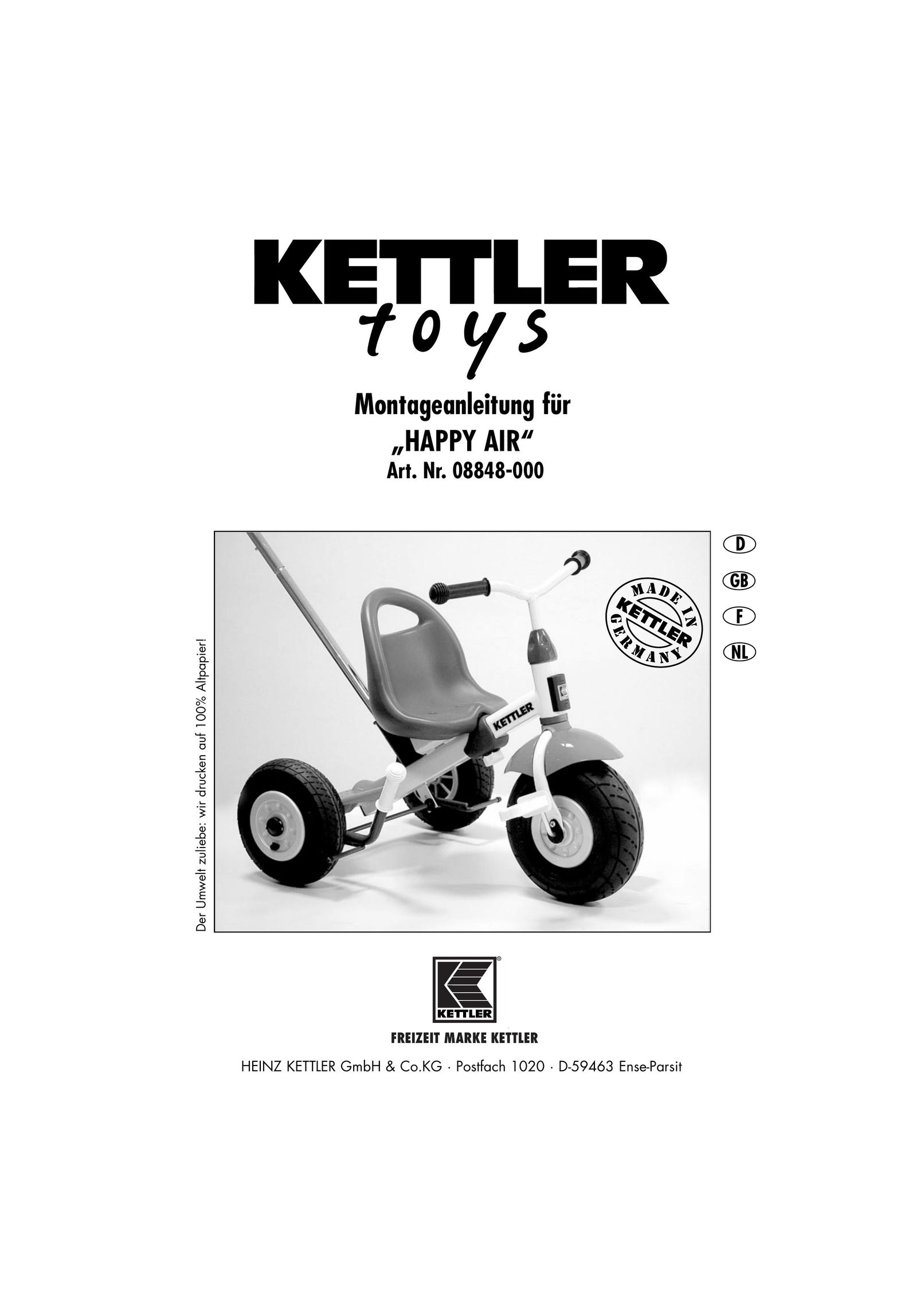 Kettler 08848-000 Bicycle User Manual