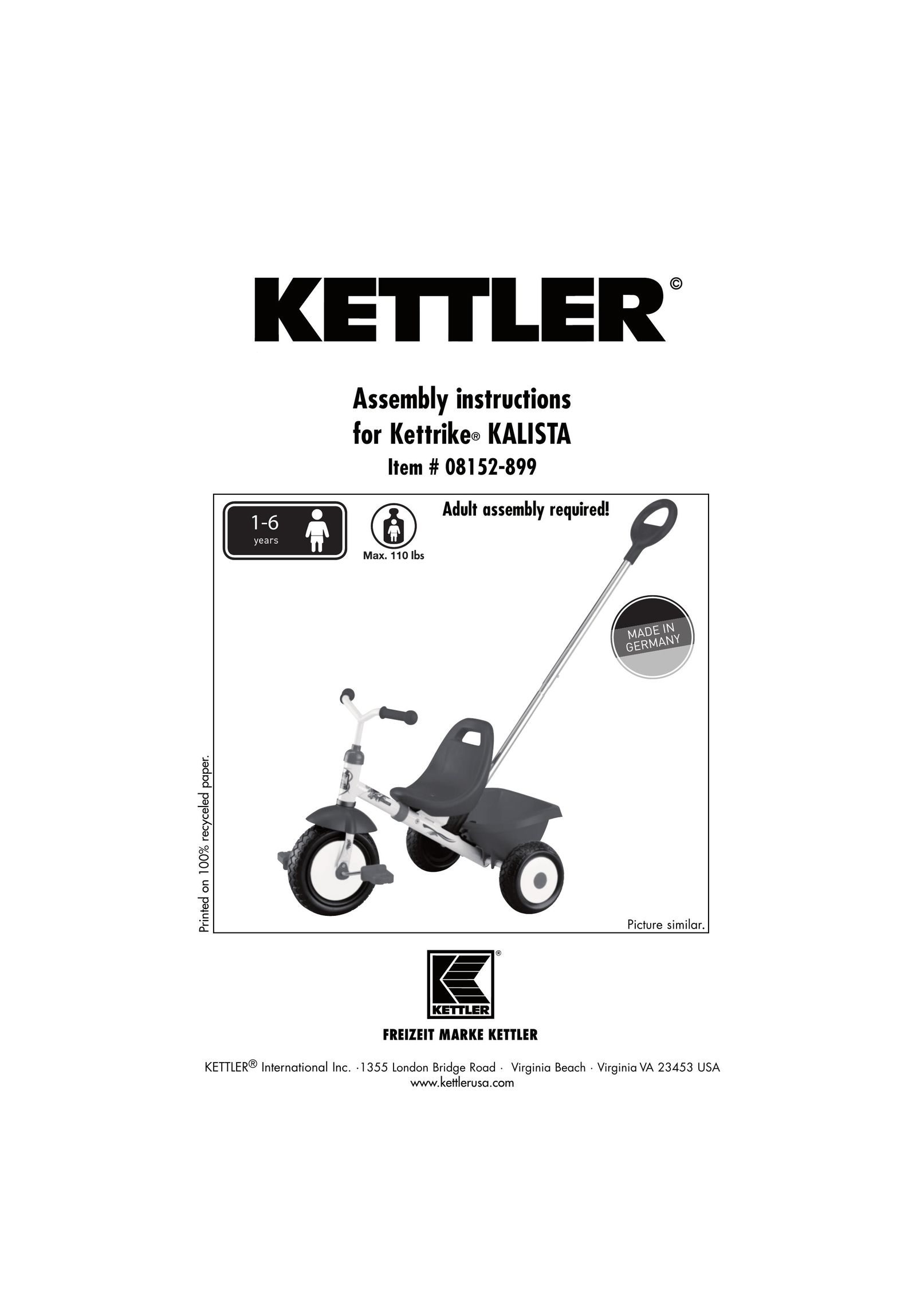Kettler AJ 3130 Bicycle User Manual