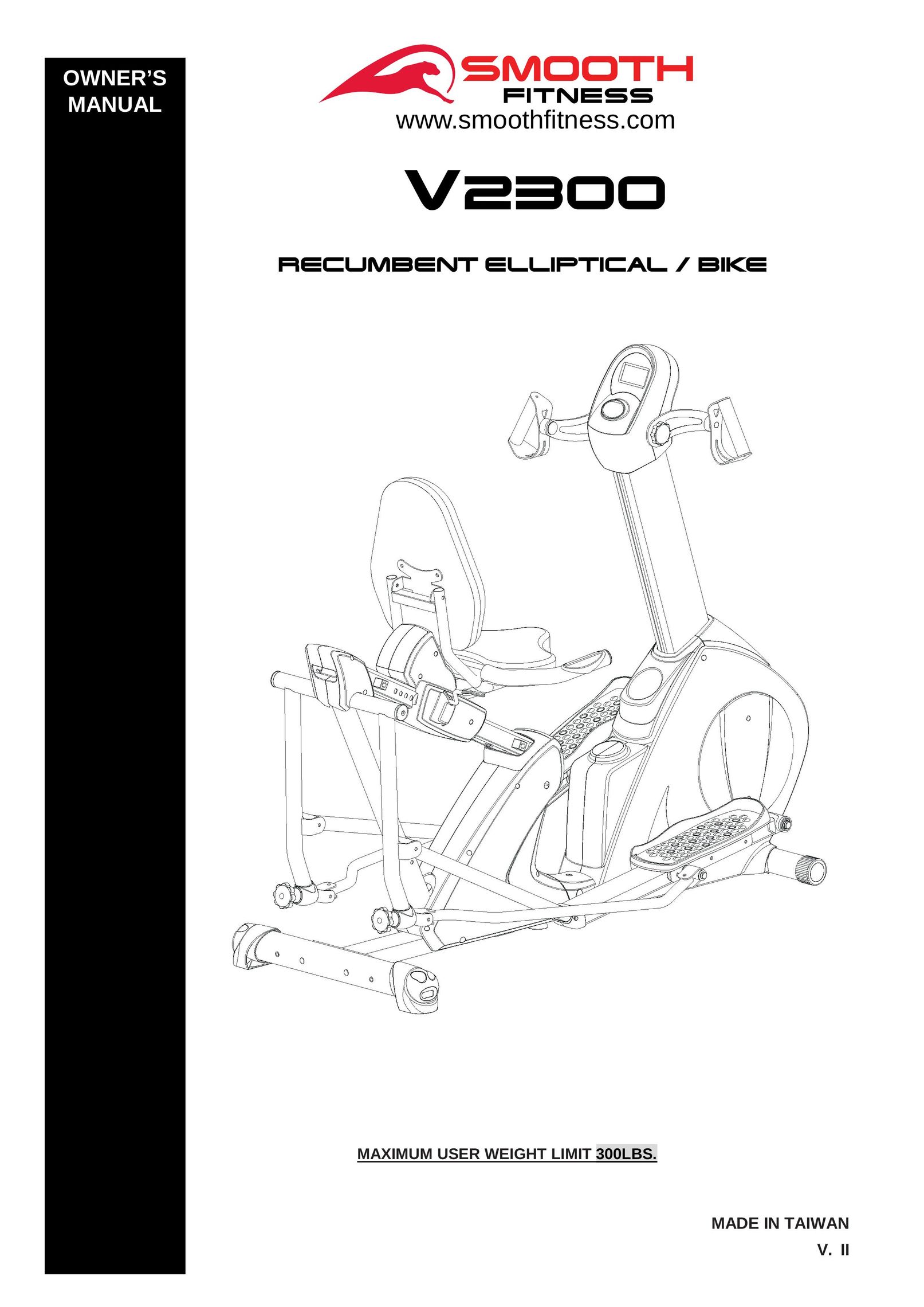 Smooth Fitness V2300 Bicycle User Manual