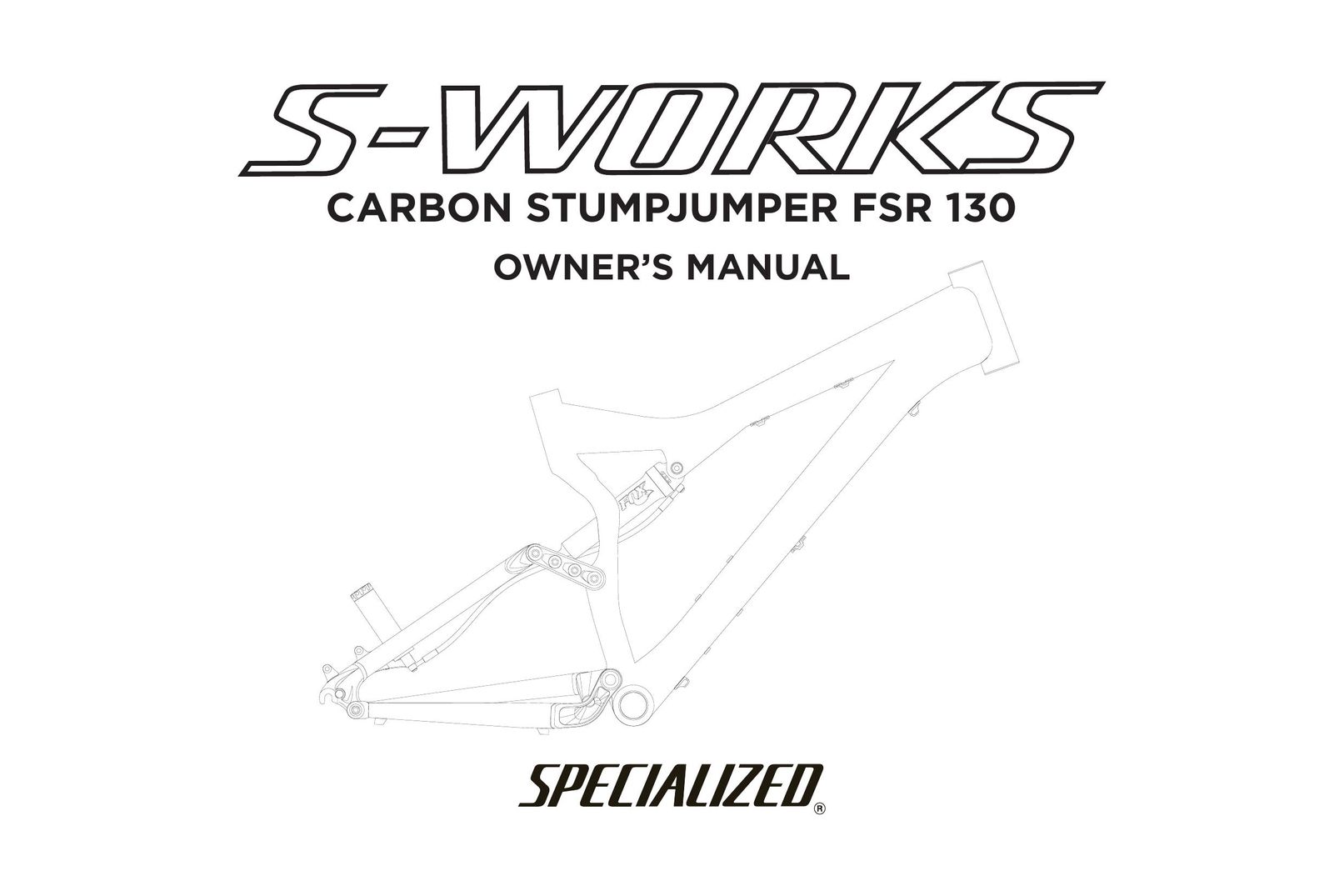 Specialized FSR 130 Bicycle User Manual