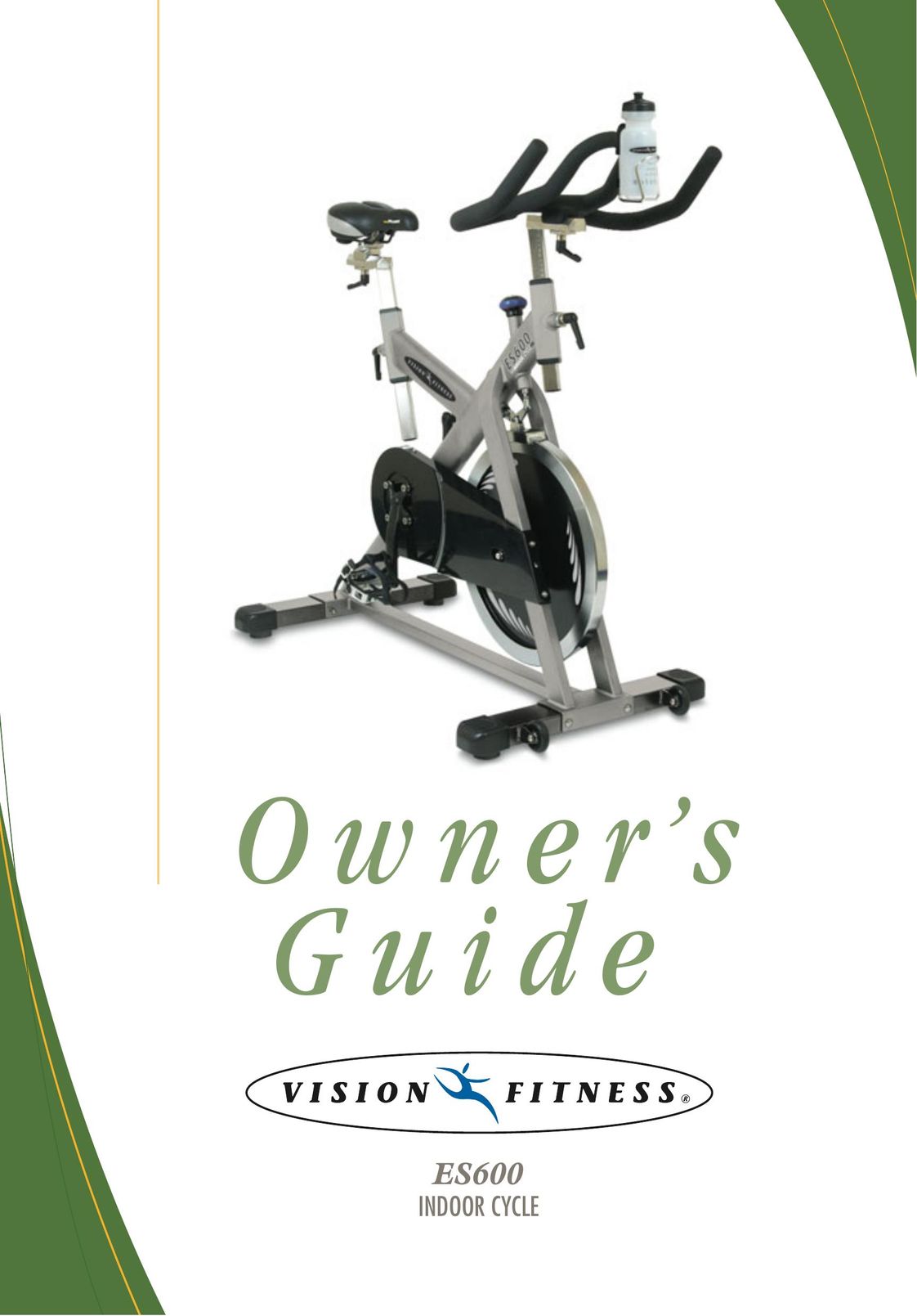 Vision Fitness ES600 Bicycle User Manual