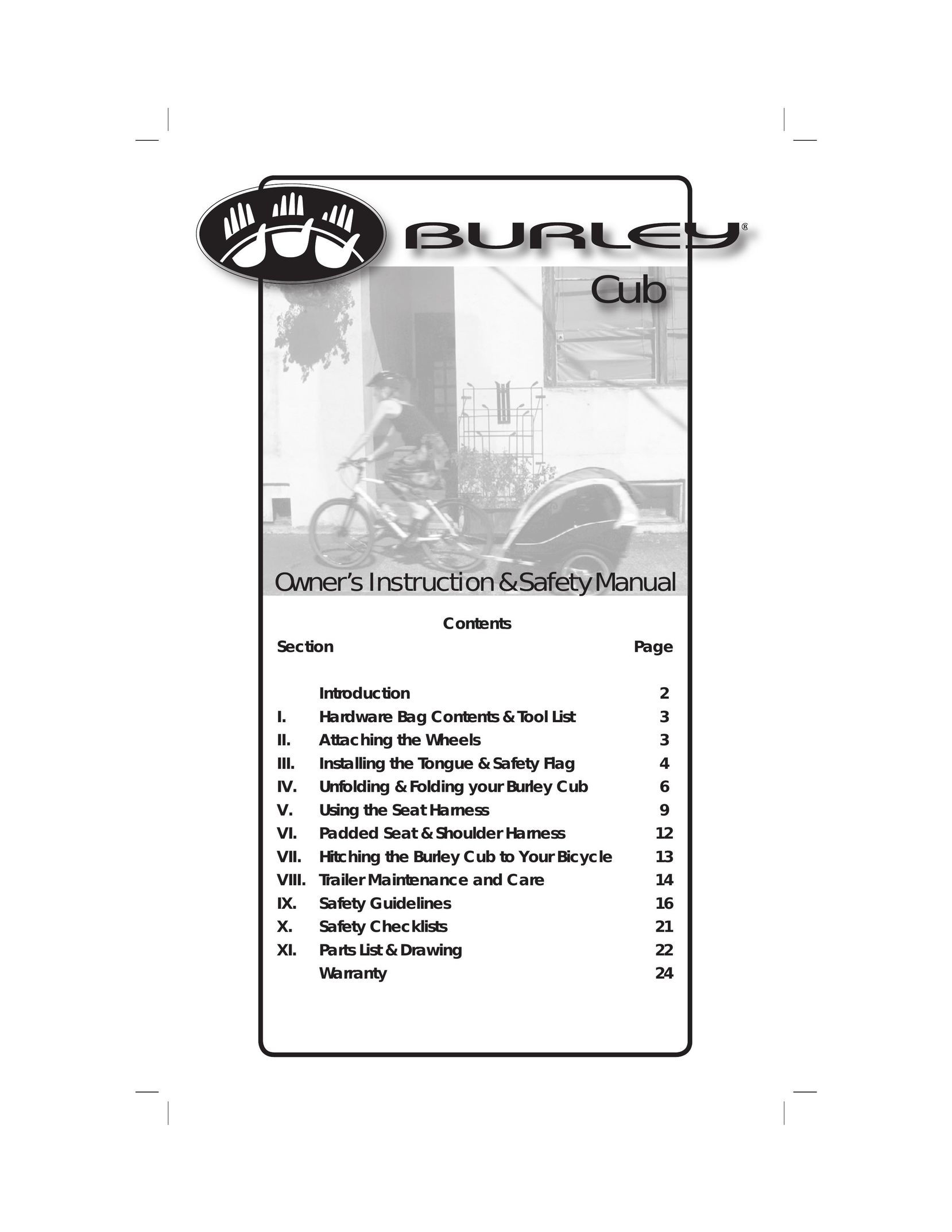 Burley HD 4435/36/37 Bicycle Accessories User Manual