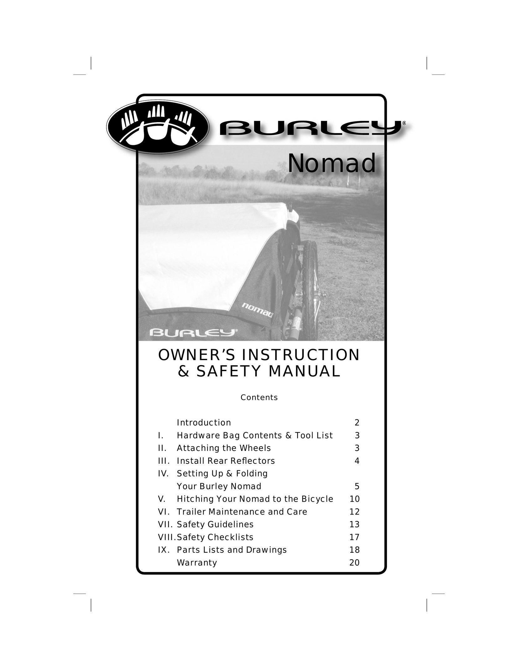 Burley HP 4489 Bicycle Accessories User Manual