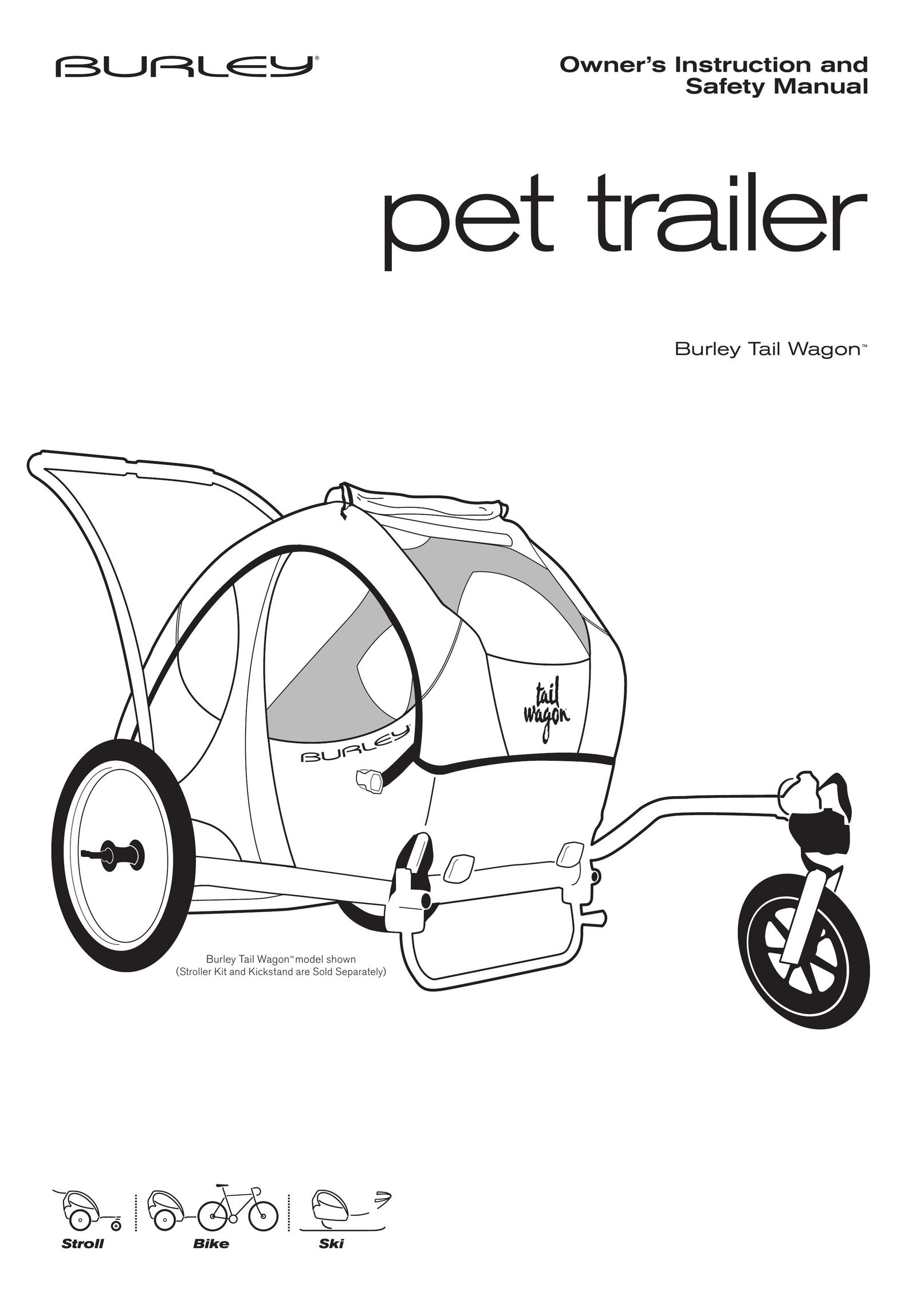 Burley Pet Trailer Bicycle Accessories User Manual