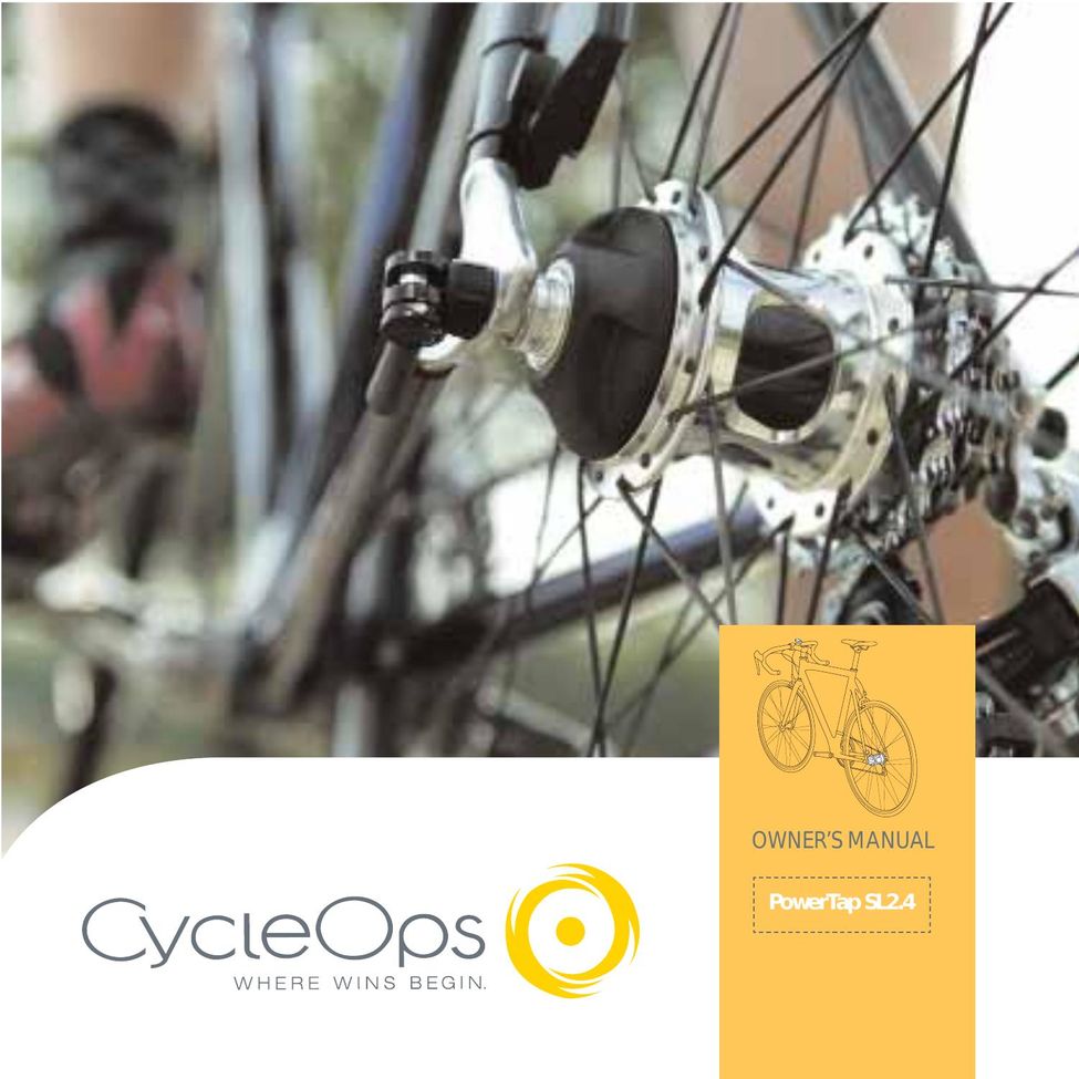 CycleOps PowerTap Bicycle Accessories User Manual