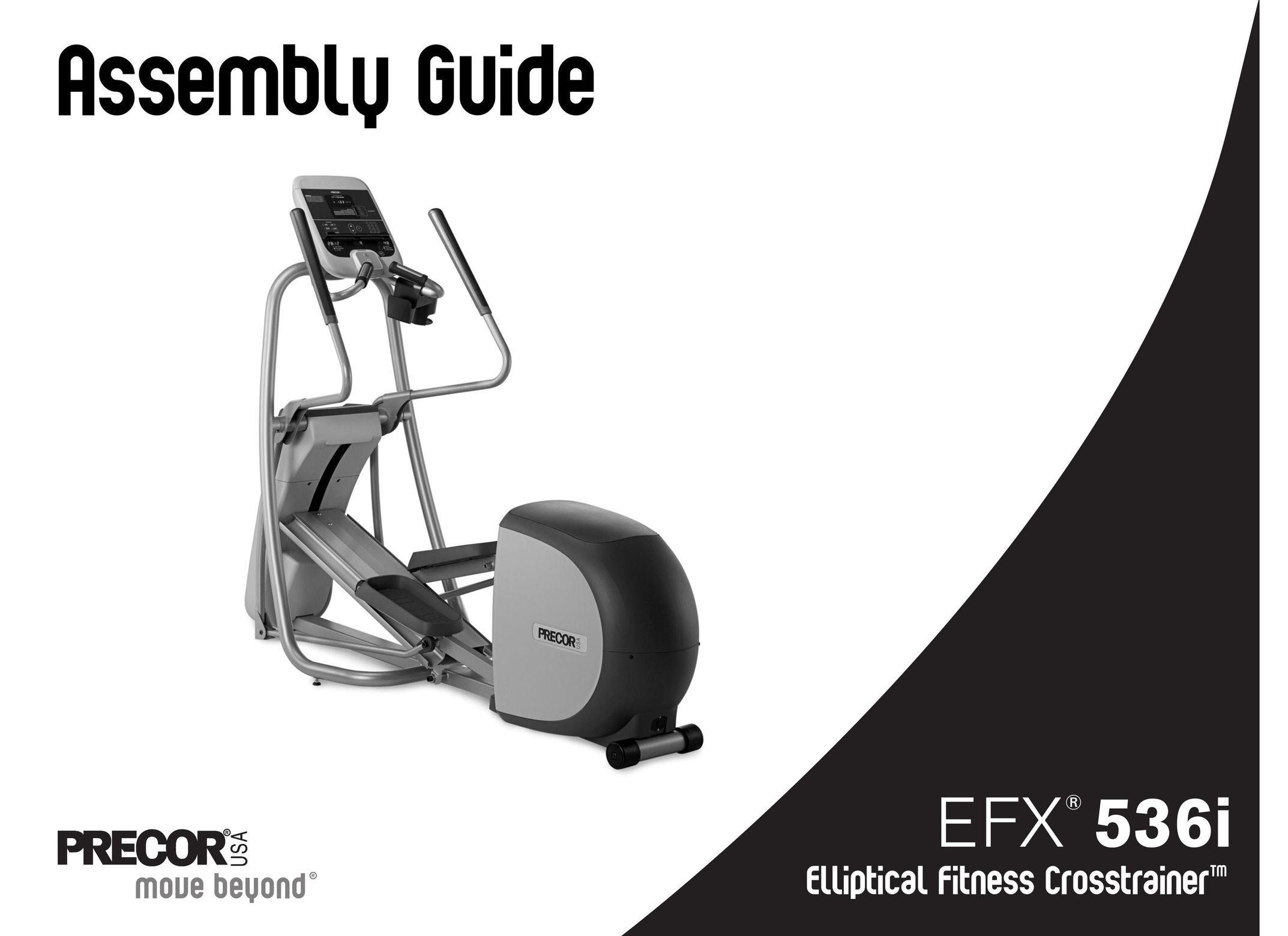 Precor EFX Bicycle Accessories User Manual