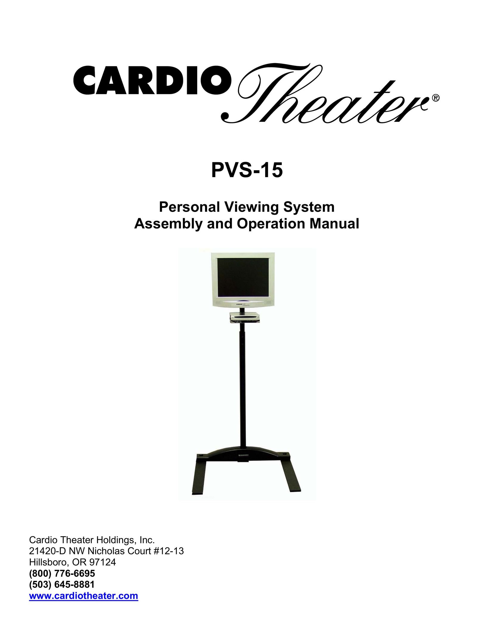Precor PVS-15 Bicycle Accessories User Manual