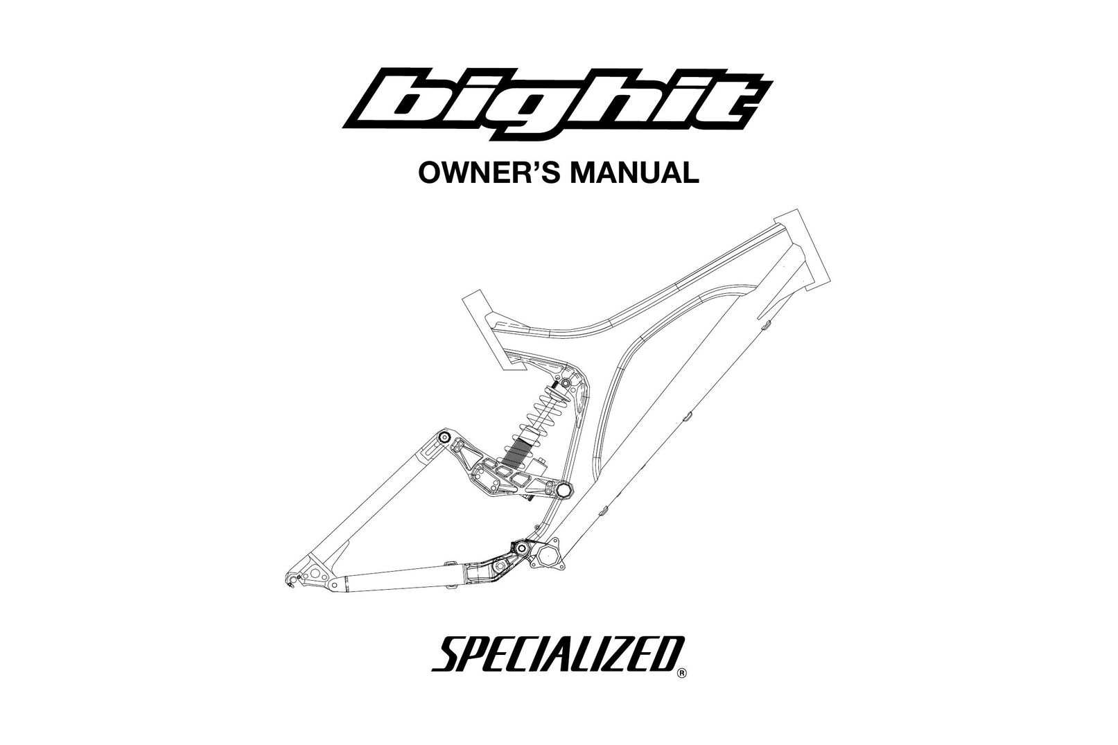 Specialized BigHit Bicycle Accessories User Manual
