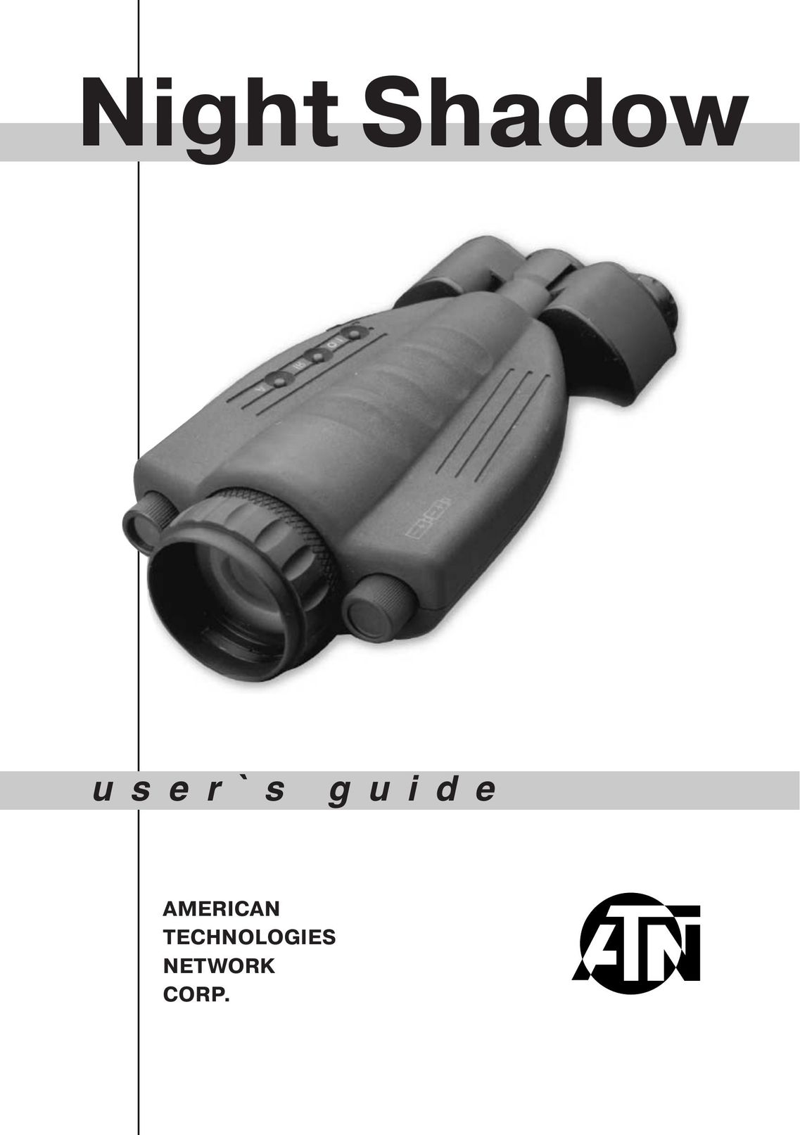 ATN Binocular Binoculars User Manual