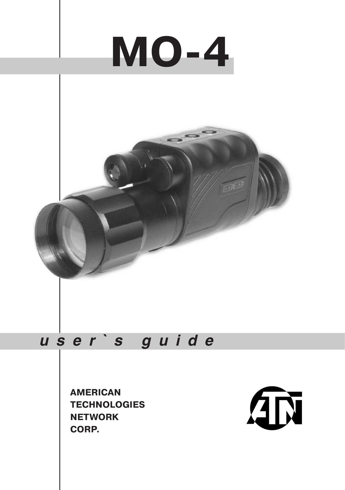 ATN MO-4 Binoculars User Manual