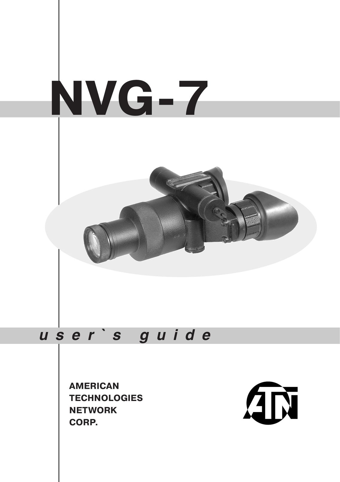 ATN NVG-7 Binoculars User Manual