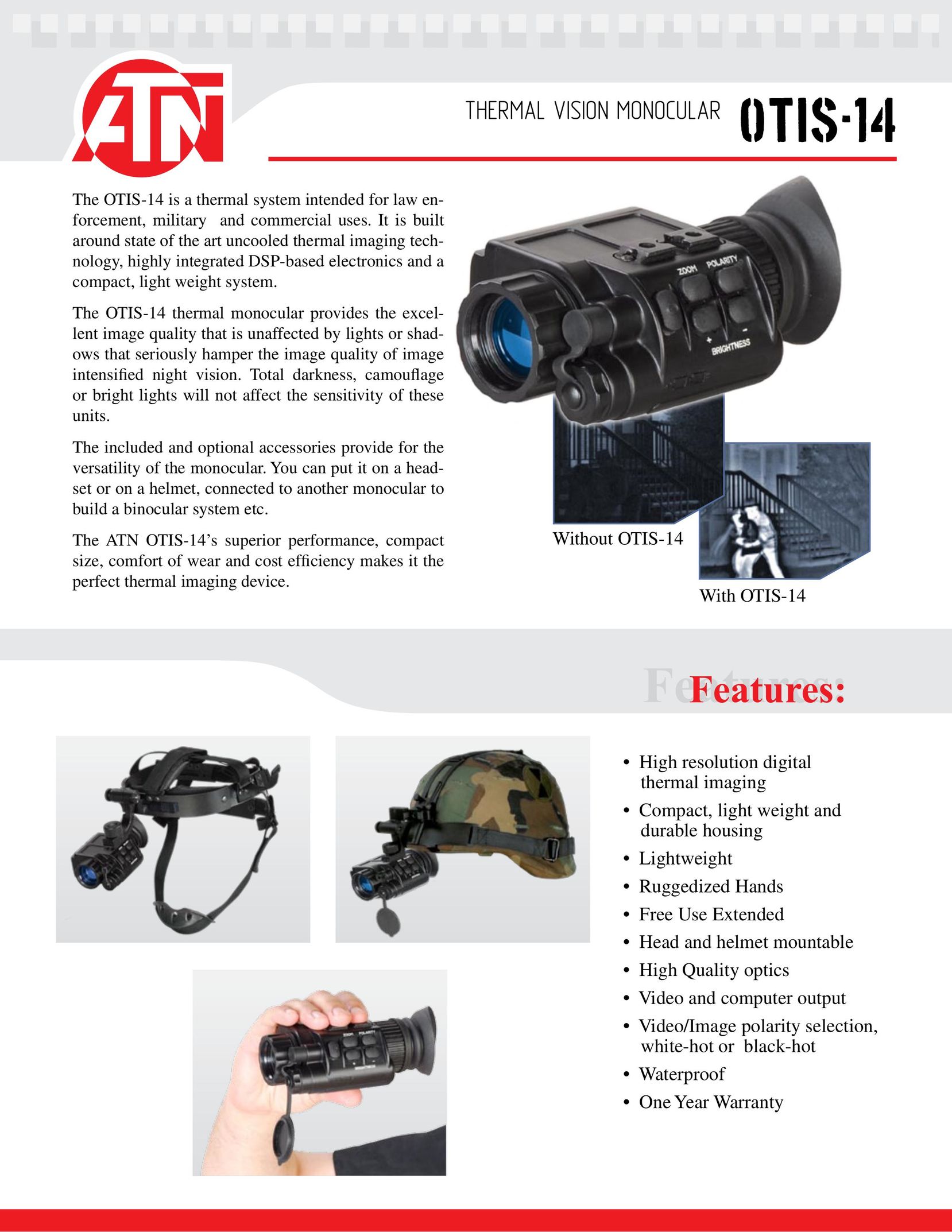 ATN OTIS-14 Binoculars User Manual