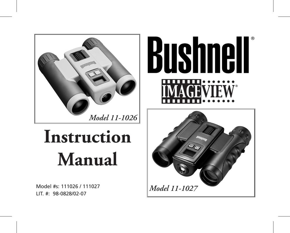 Bushnell 11-1026 Binoculars User Manual