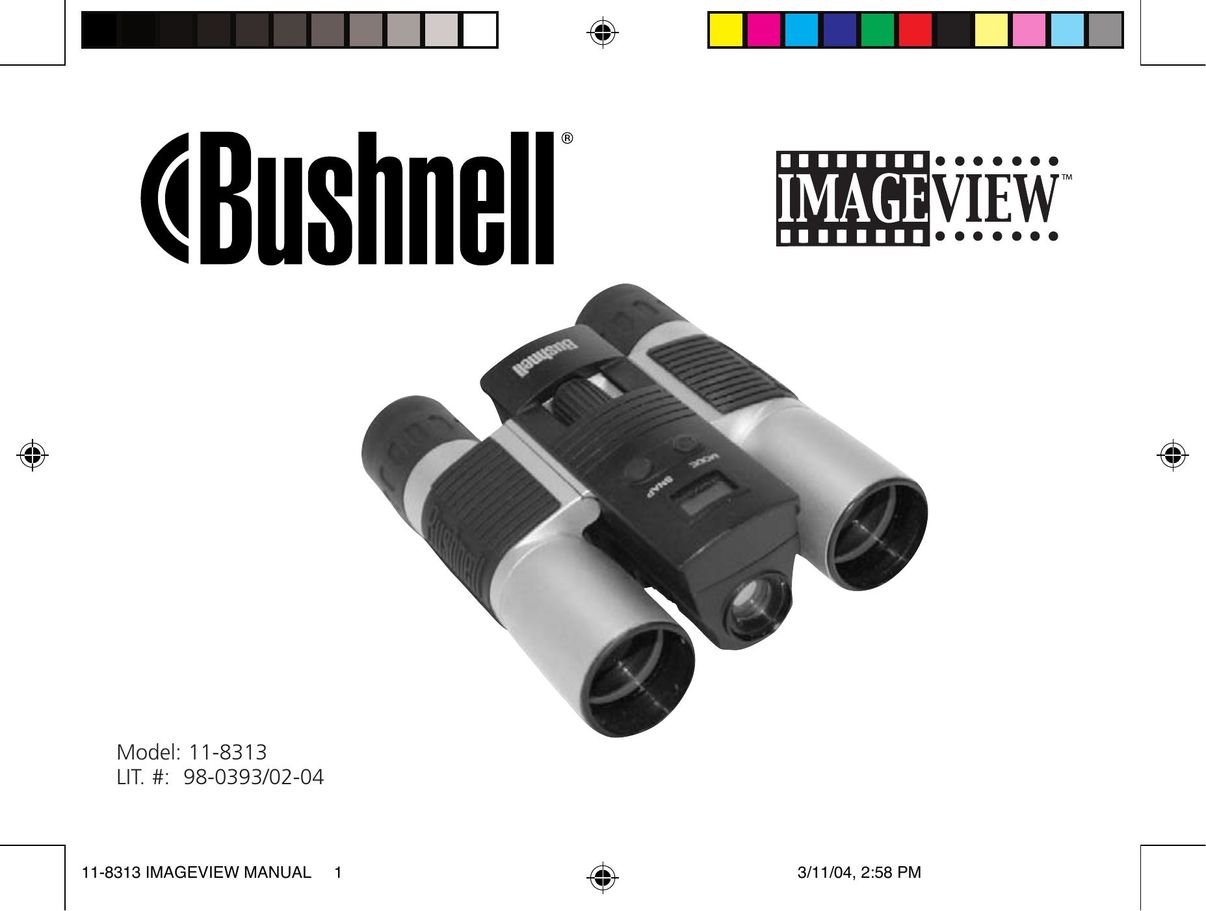 Bushnell 11-8313 Binoculars User Manual