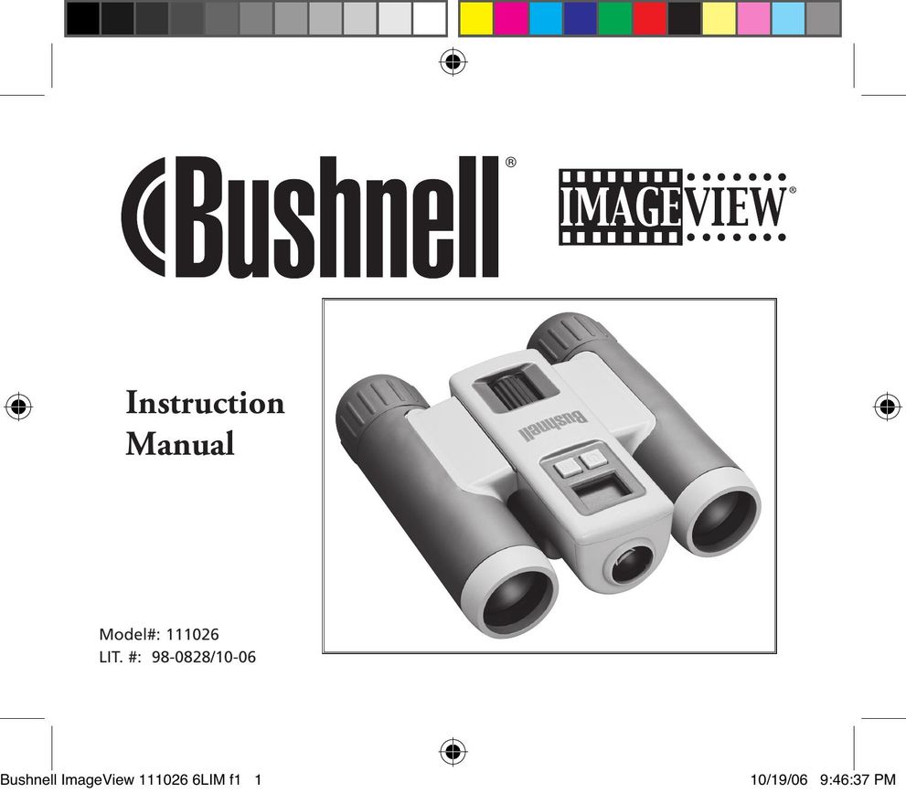 Bushnell 111026 6LIM F2 Binoculars User Manual