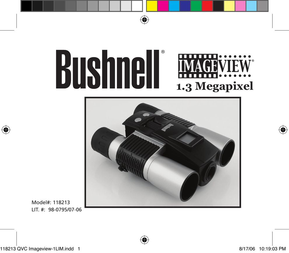Bushnell 118213 Binoculars User Manual