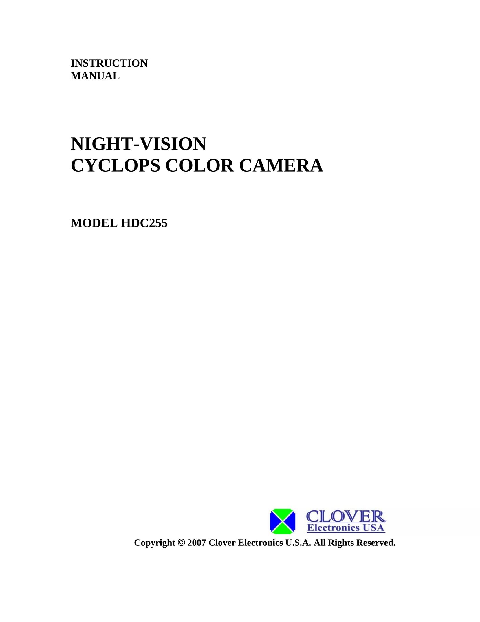 Clover Electronics HDC255 Binoculars User Manual