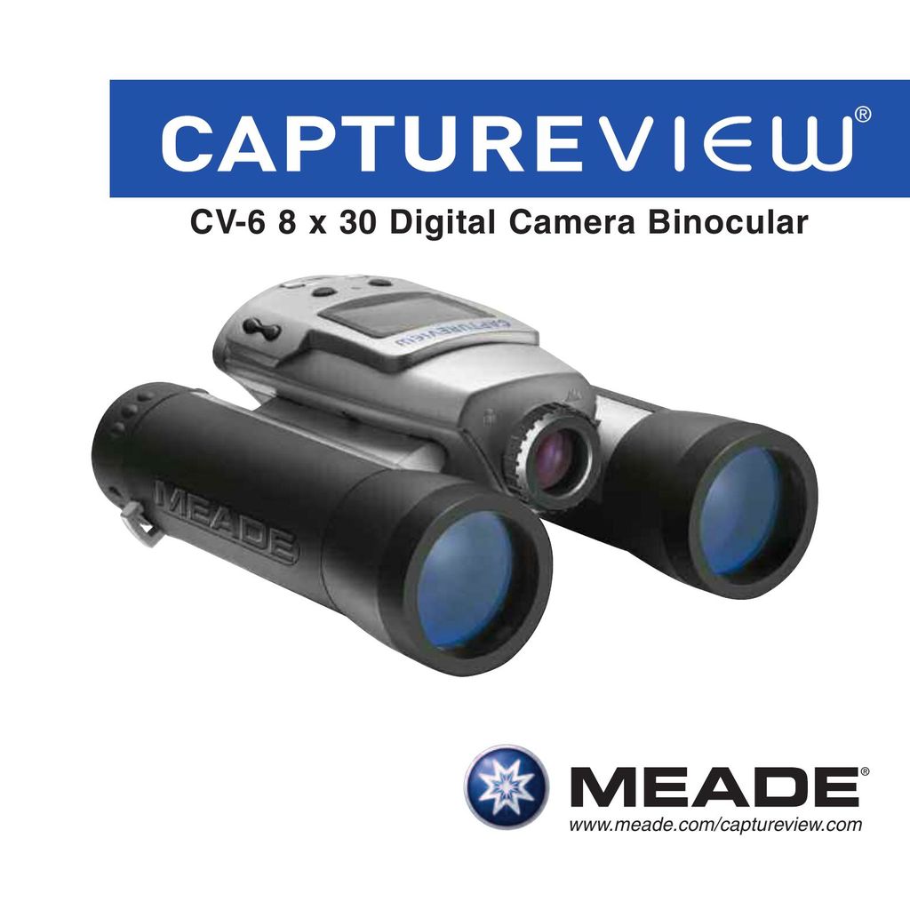Meade CV-6 Binoculars User Manual