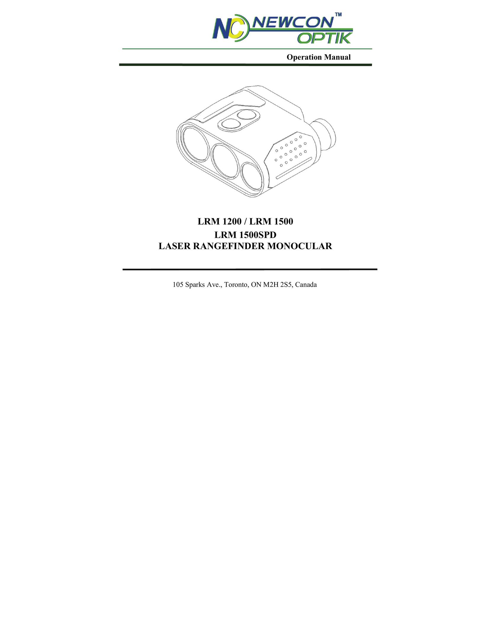 Newcon Optik LRM1200 Binoculars User Manual