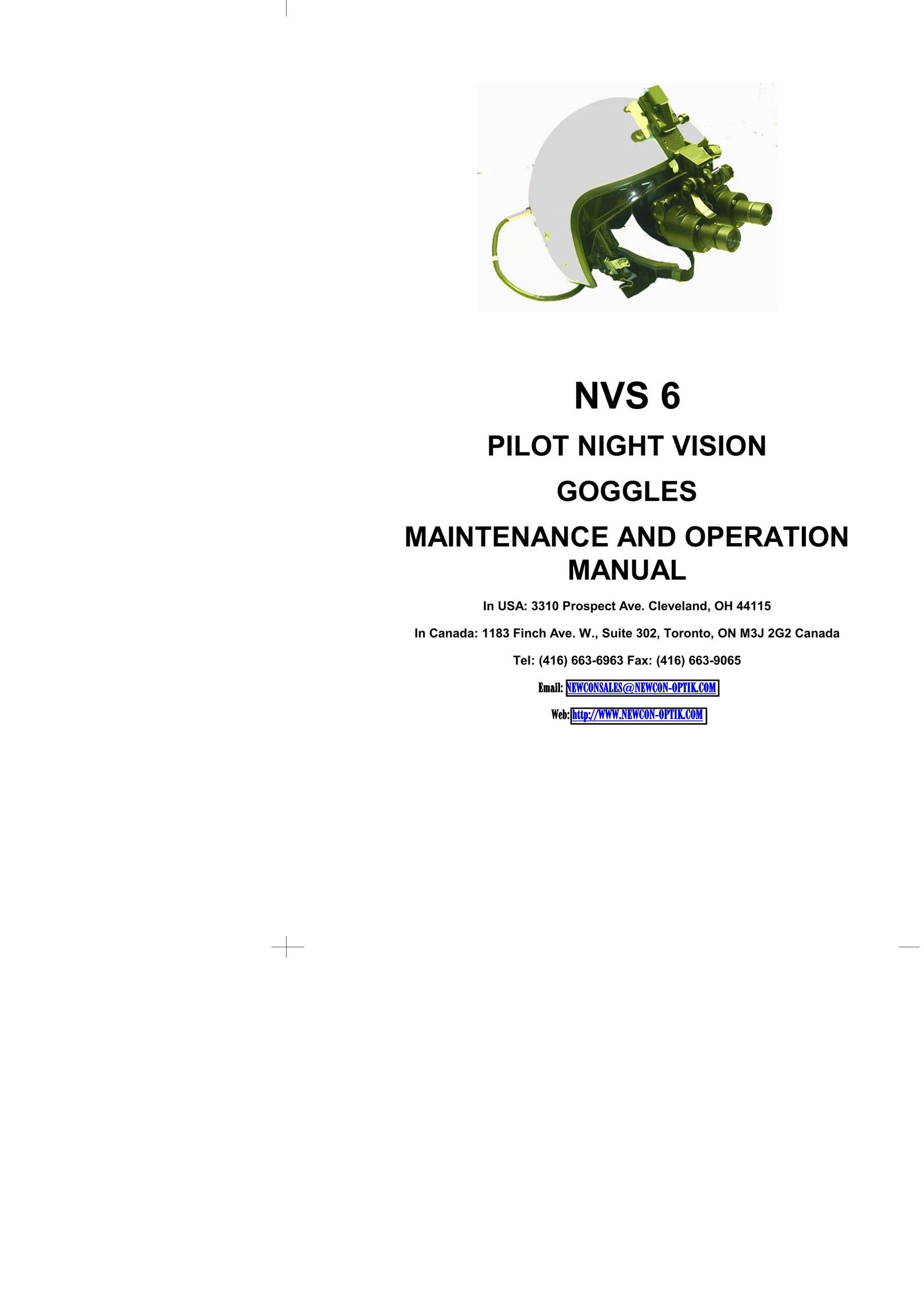 Newcon Optik NVS 6 Binoculars User Manual