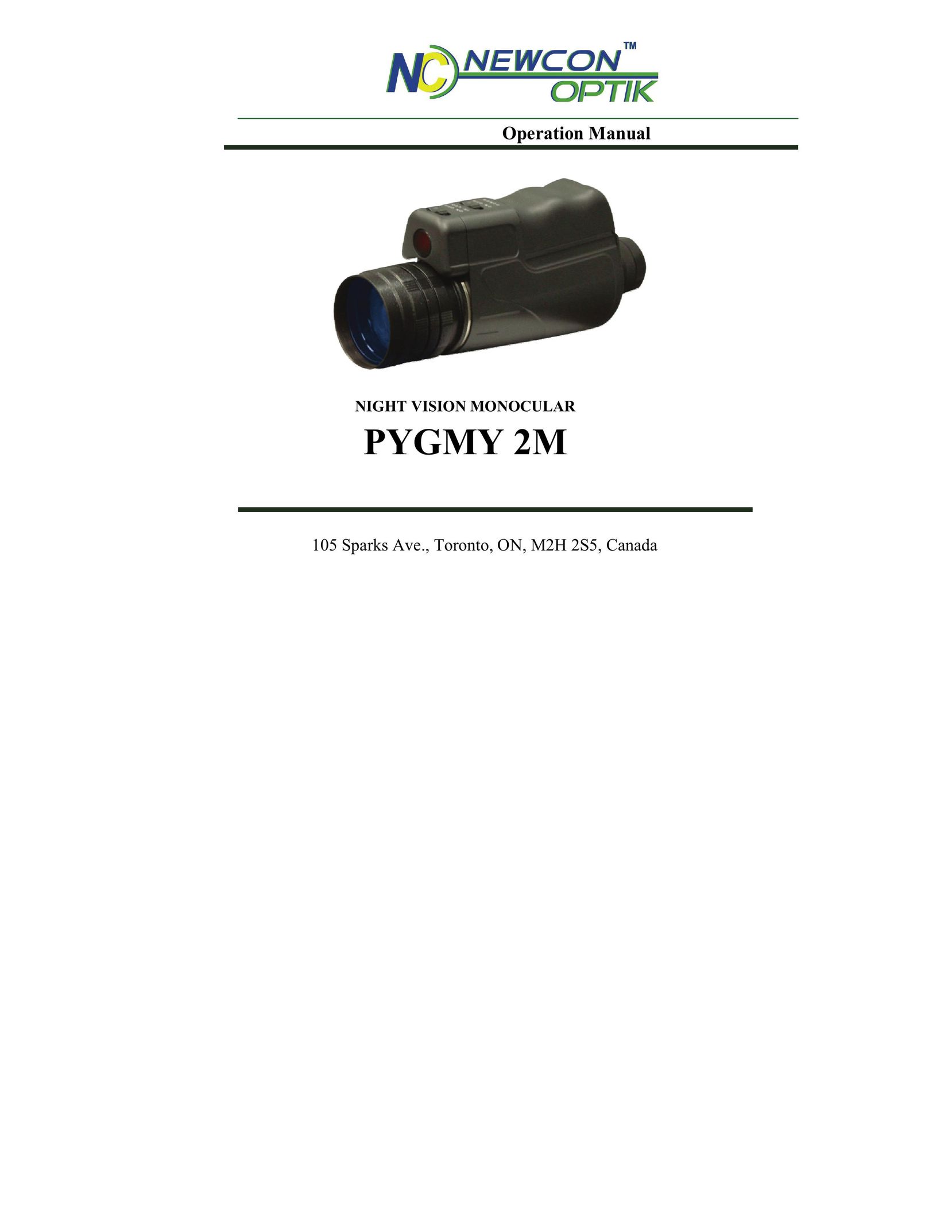 Newcon Optik PYGMY 2M Binoculars User Manual