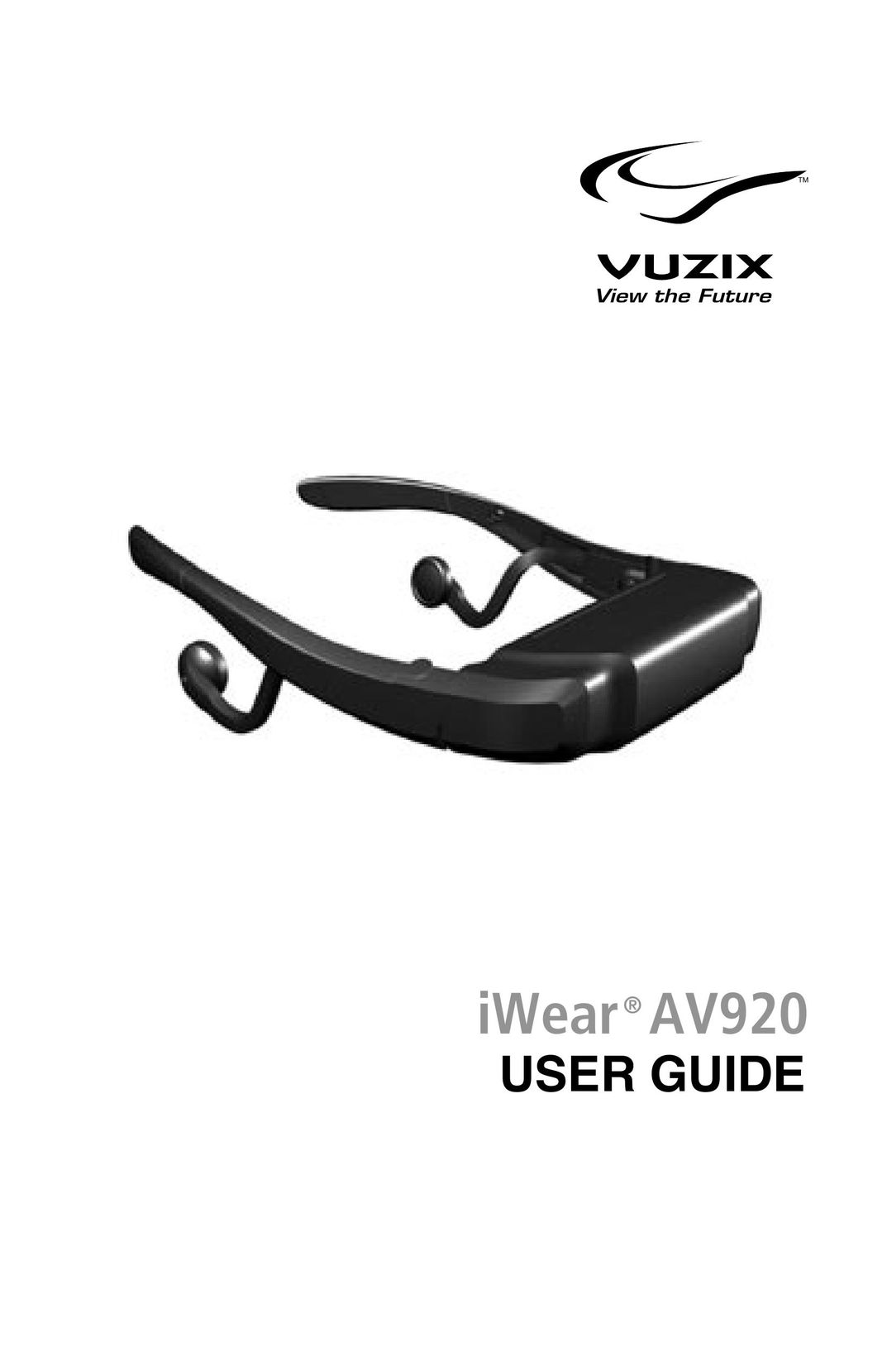 Vuzix iWear AV920 Binoculars User Manual