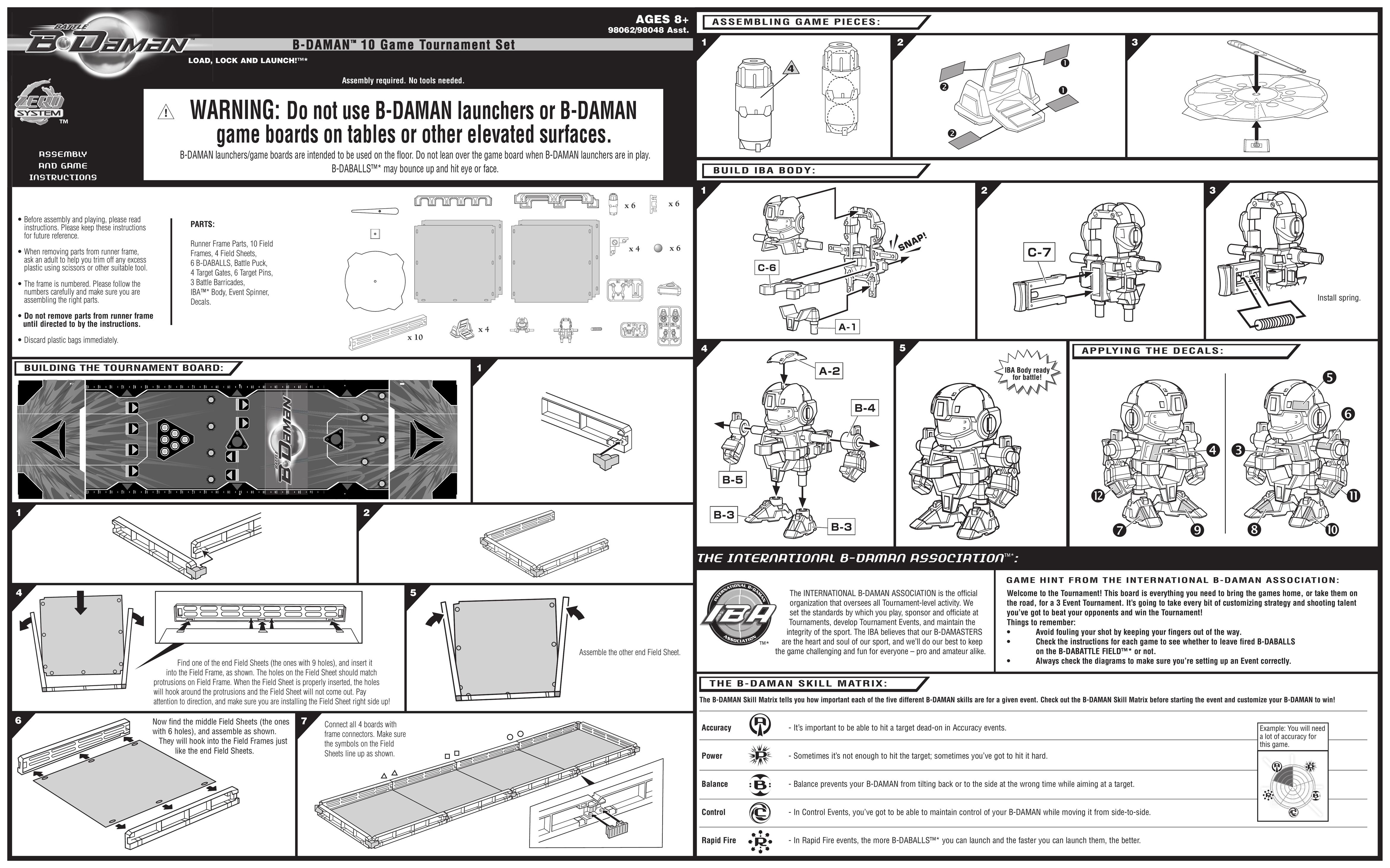 Hasbro 98048 Asst. Board Games User Manual