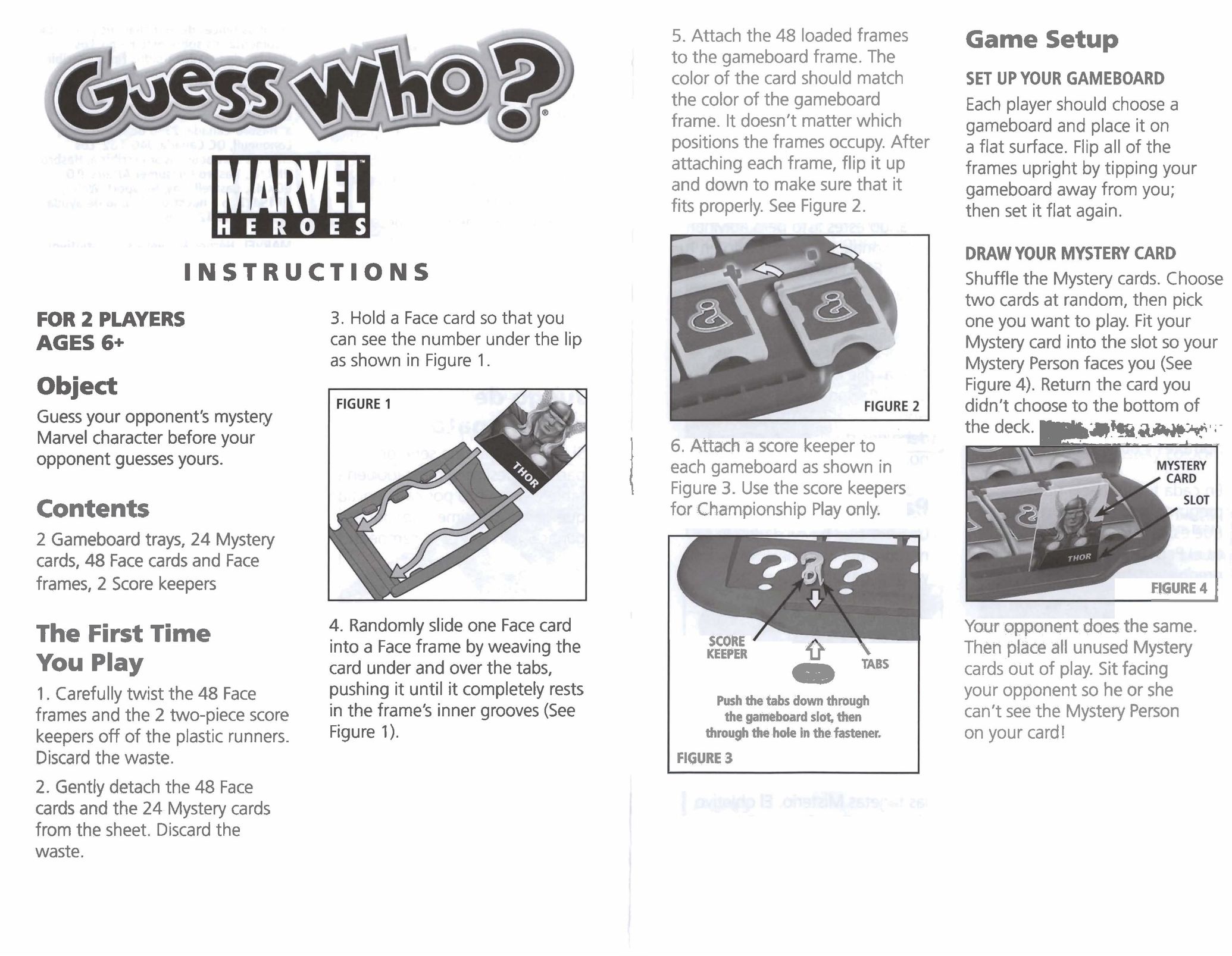 Hasbro Gameboard Board Games User Manual