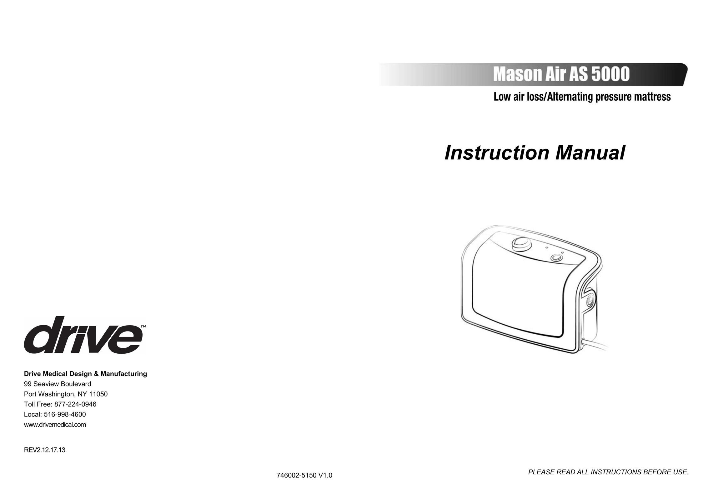 Drive Medical Design AS 5000 Camping Equipment User Manual
